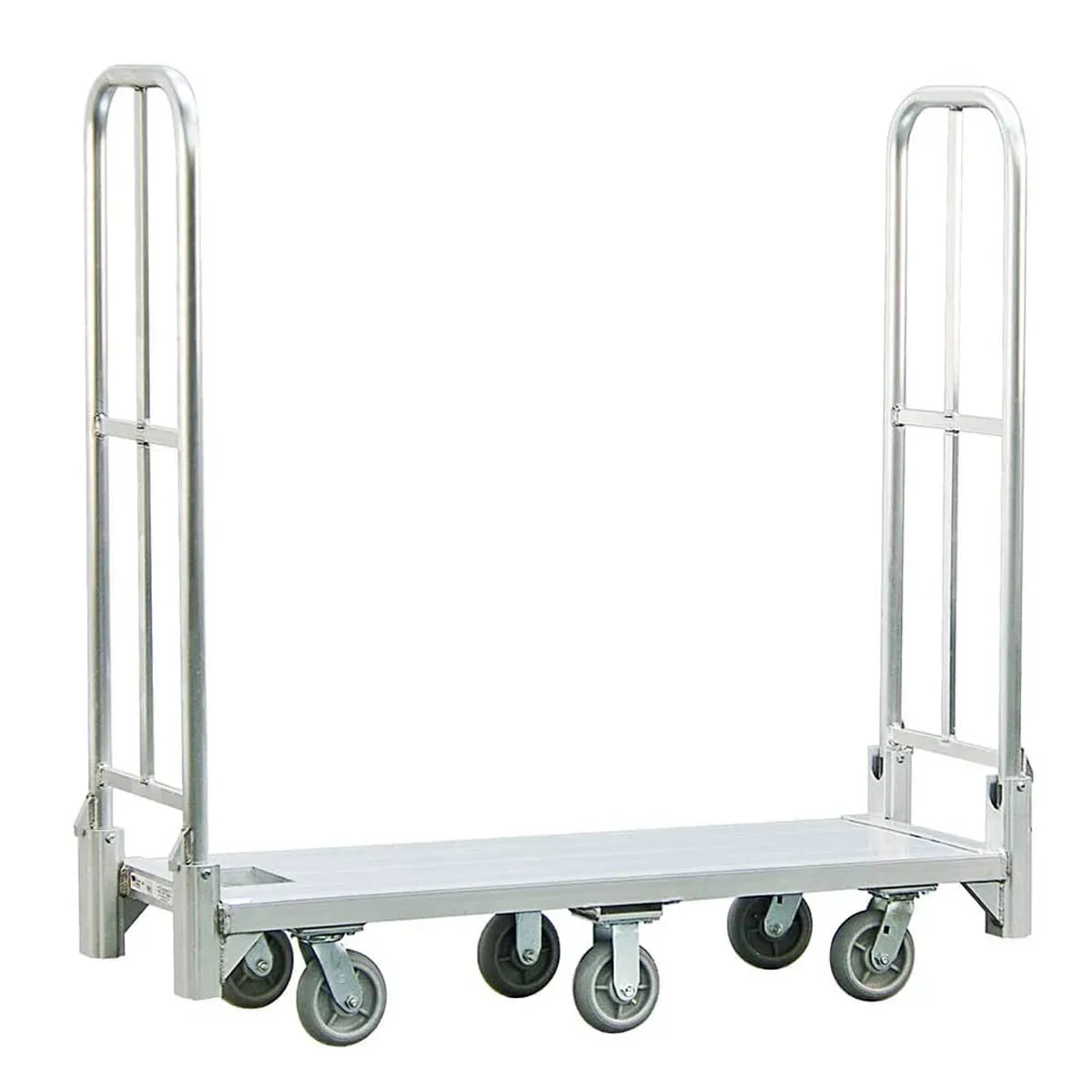 New Age BDT18566 Bulk Delivery Truck, 18x63x61, 1200 lb, Steel Frame, Dual Handle, 6 Casters