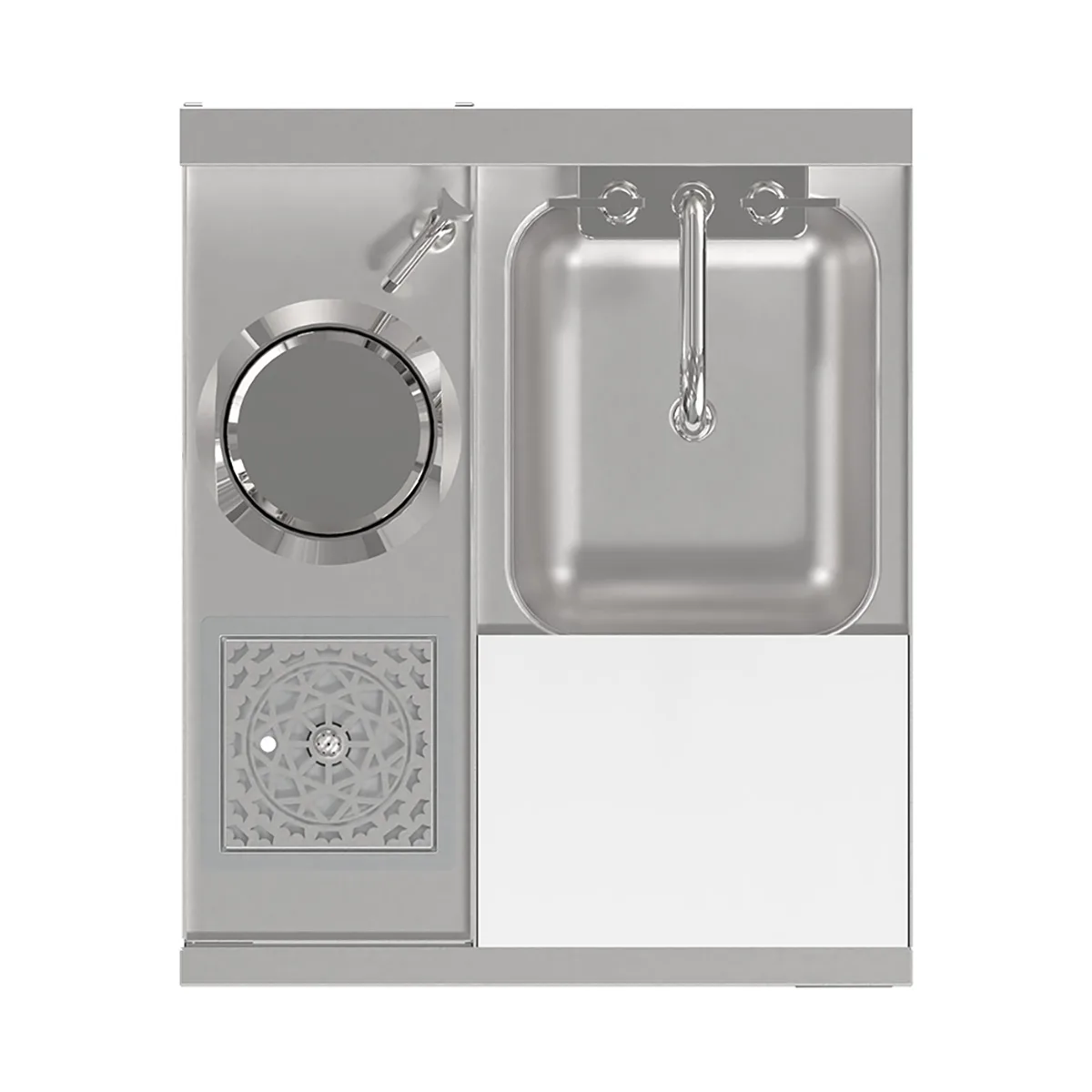 Krowne KR24-MS20 20" Underbar Sink Units, 1 Compartment without Drainboard
