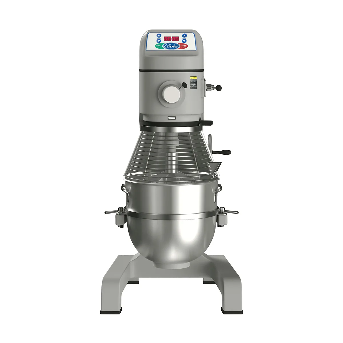 Globe SP40 40 qt Planetary Floor Mixer with Timer, 2 HP, 3-Speed, #12 Hub