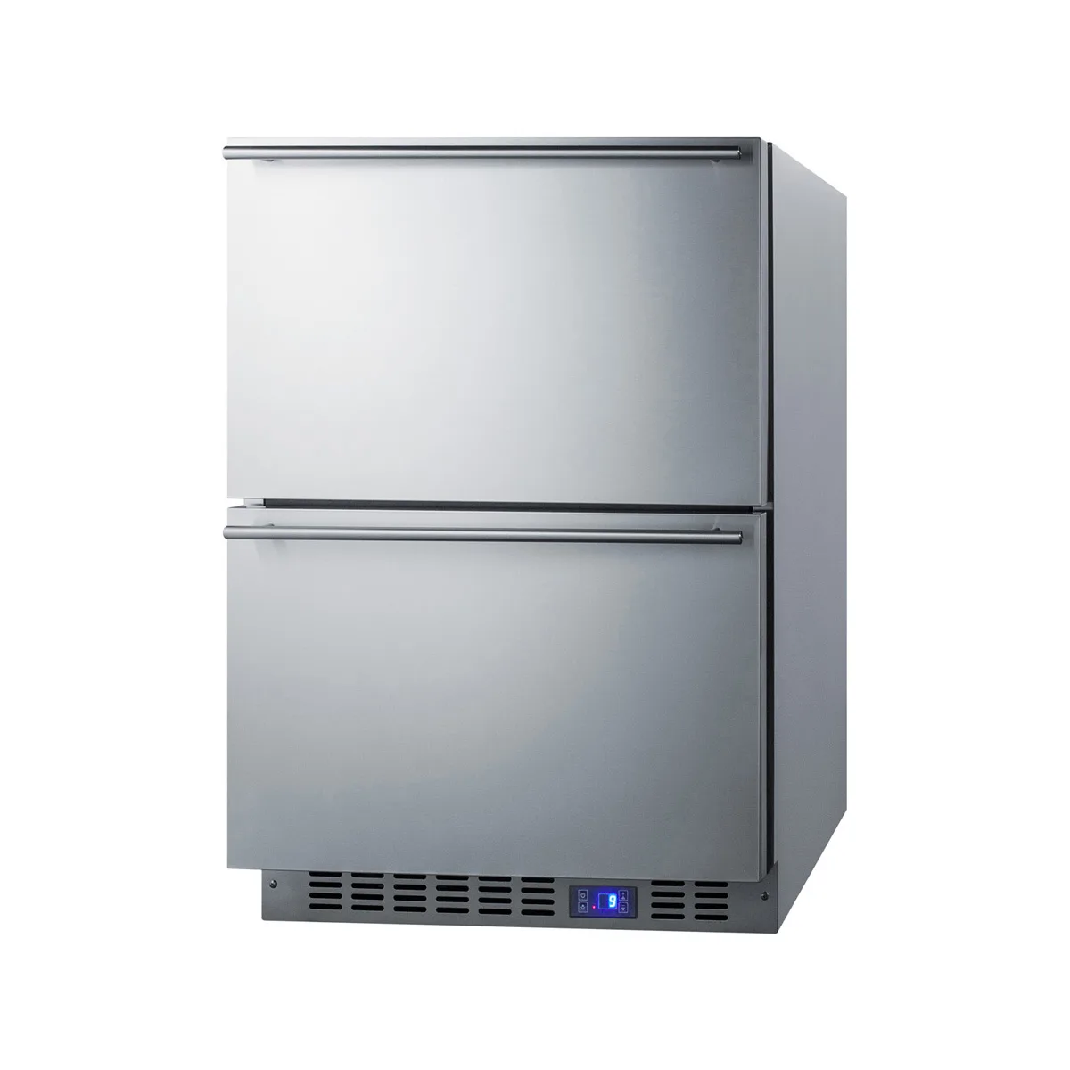 Summit SCFF532D 24" Built-in or Freestanding Undercounter Freezer, Stainless Steel, 3.54 cu. ft.