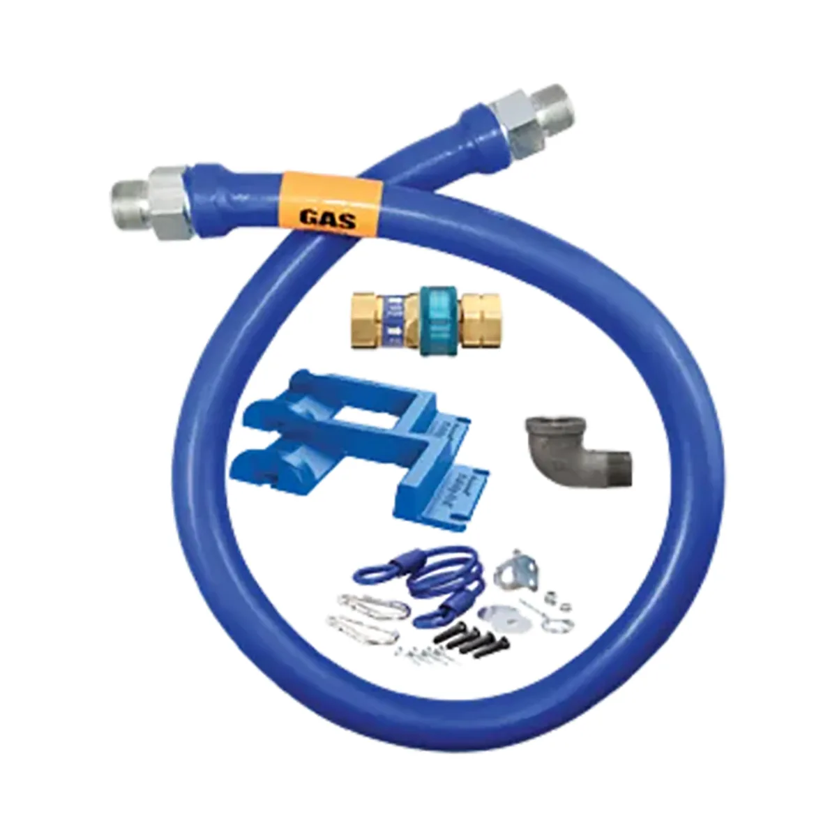 Dormont 1675BPQR48BXPS SnapFast 48" Gas Connector Kit w/ Safety Set, 3/4" Dia., in Retail Box
