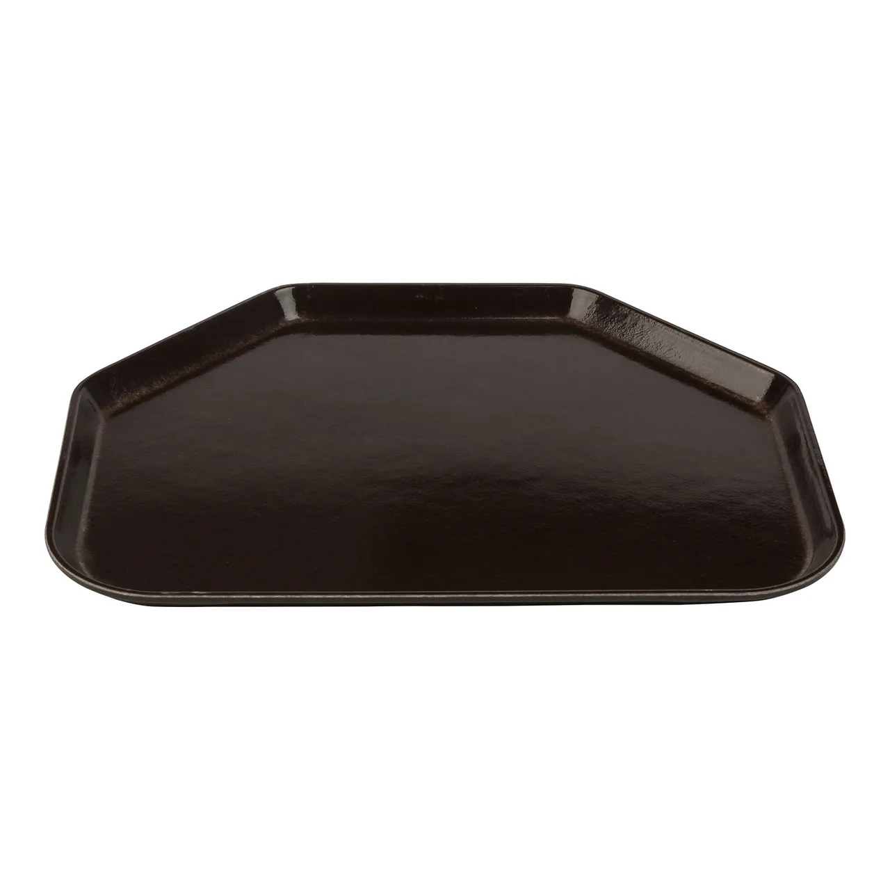 Cambro 1418TR116 Trapezoid Tray, 14" x 18" Fiberglass, Brazil Brown, NSF, Dishwasher Safe
