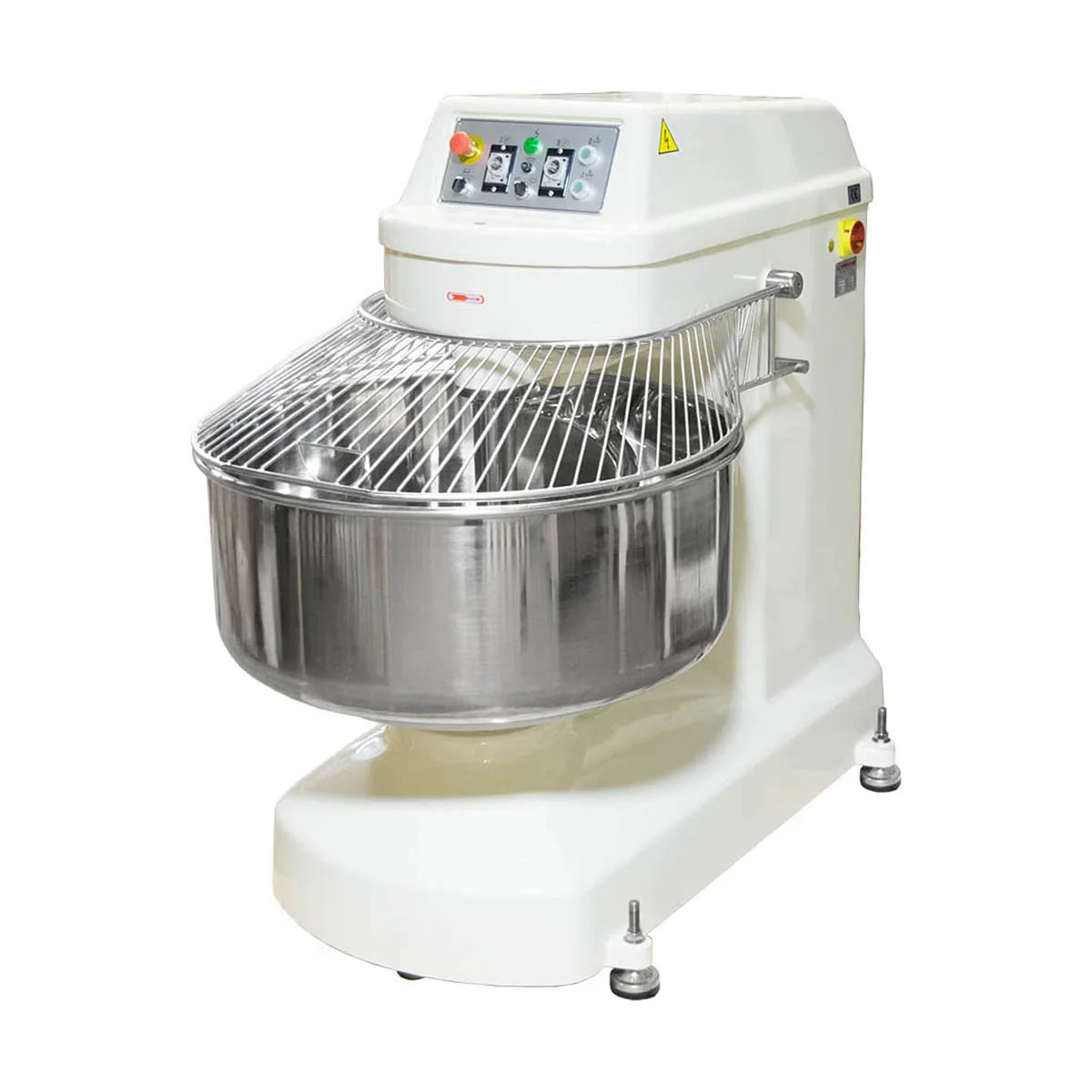 American Eagle AE-100K Spiral Mixer with 220 qt Fixed Bowl, 2-Speed, 330 lbs Dough Capacity