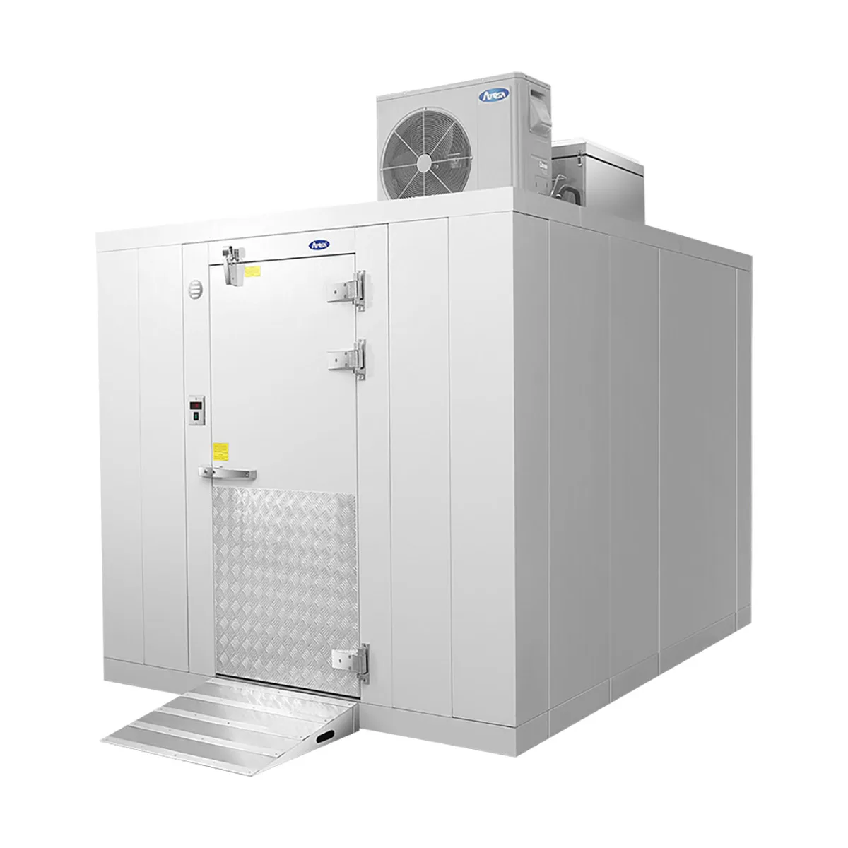 Atosa USA AWC0606TF-EL/ER Indoor 6'X6' Walk-In Cooler with Floor, Self-Contained