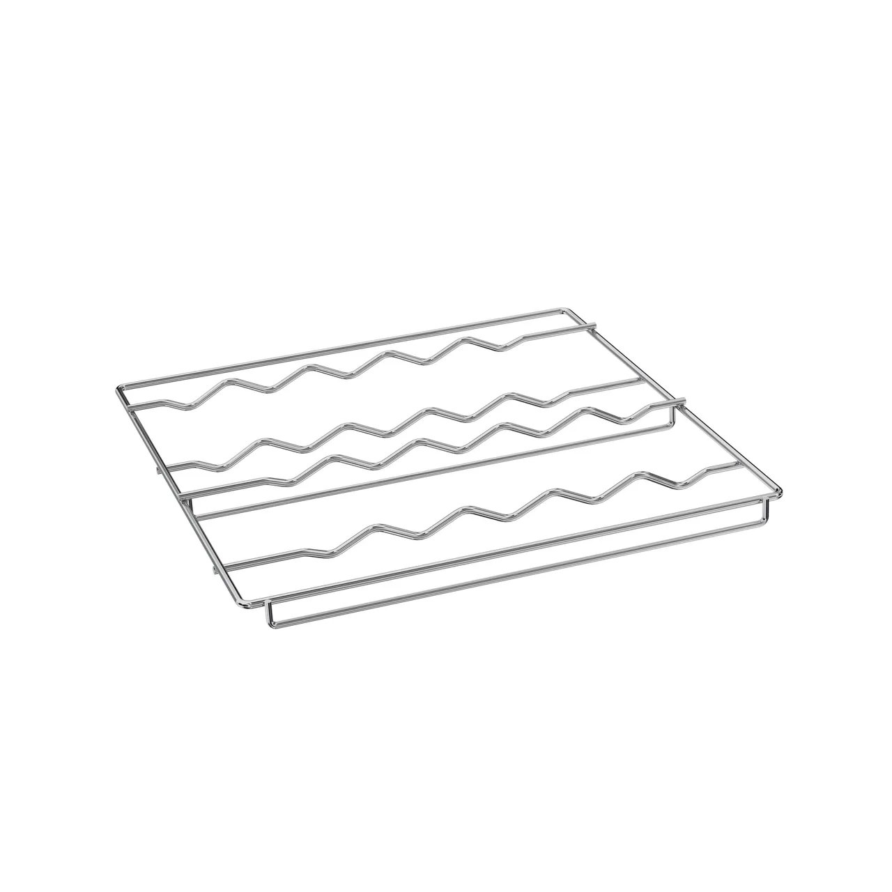 Beverage Air 412-074D-04 Curved Chrome Wine Rack for MMR44, 5 Shelves per Door, Holds Ten 13" x 3.5" Bottles