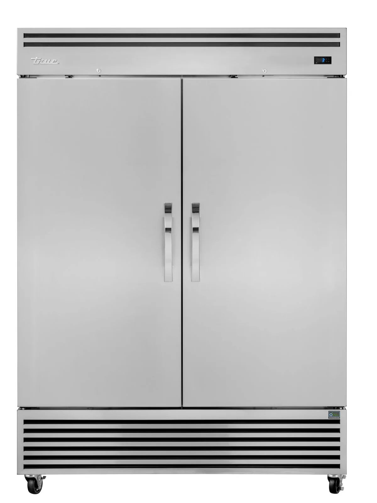 True TGN-2F-2S 48" 2-Solid Door Reach-In Freezer, Bottom Mounted, 48 cu. ft., Stainless Steel Front