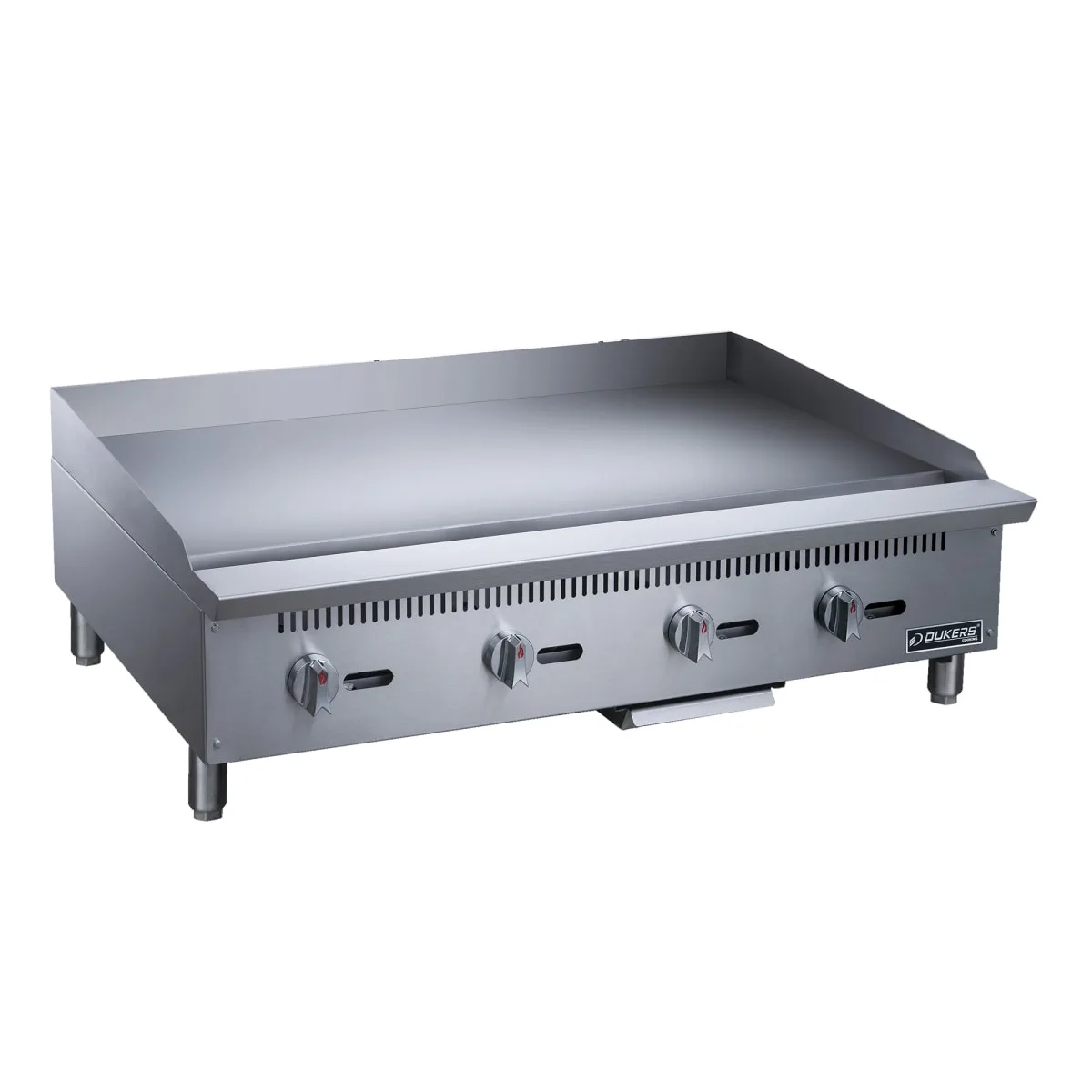 Dukers DCGM48 48" Gas Griddle w/ Manual Controls - 3/4" Steel Plate, Convertible
