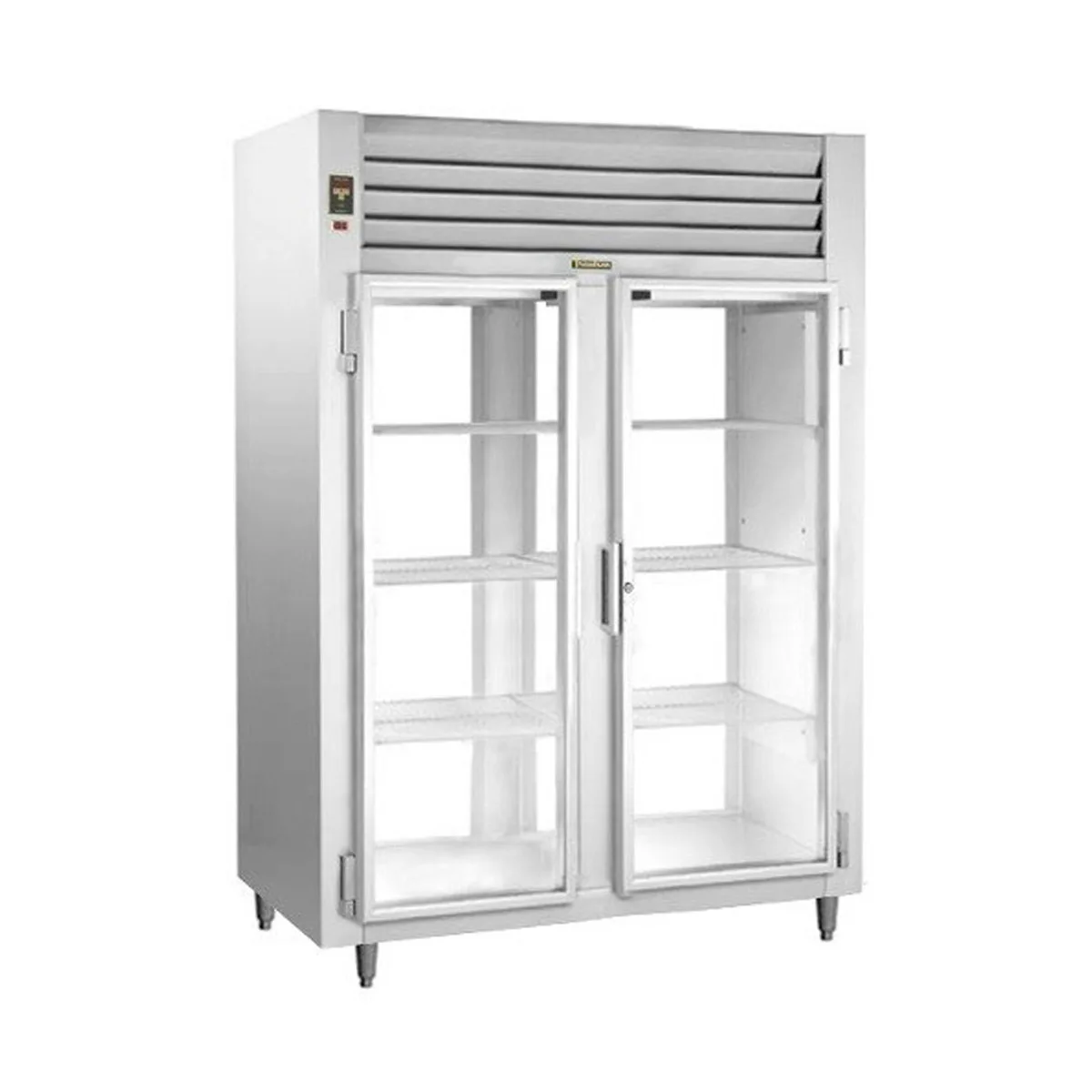 Traulsen AHT232WP-FHG 58" 2-Section Pass-Thru Refrigerator w/ 4 Glass Doors, Remote, 55 cu. ft.