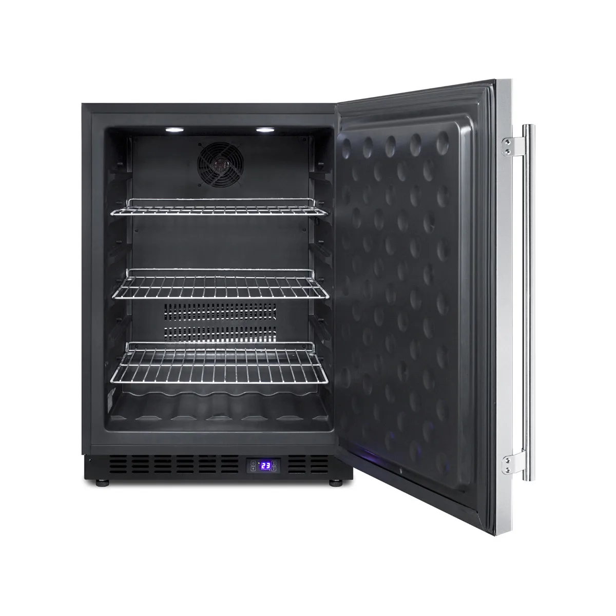 Summit SPFF51OSCSS Outdoor One Door Undercounter Freezer, Stainless Steel, 4.7 cu. ft.