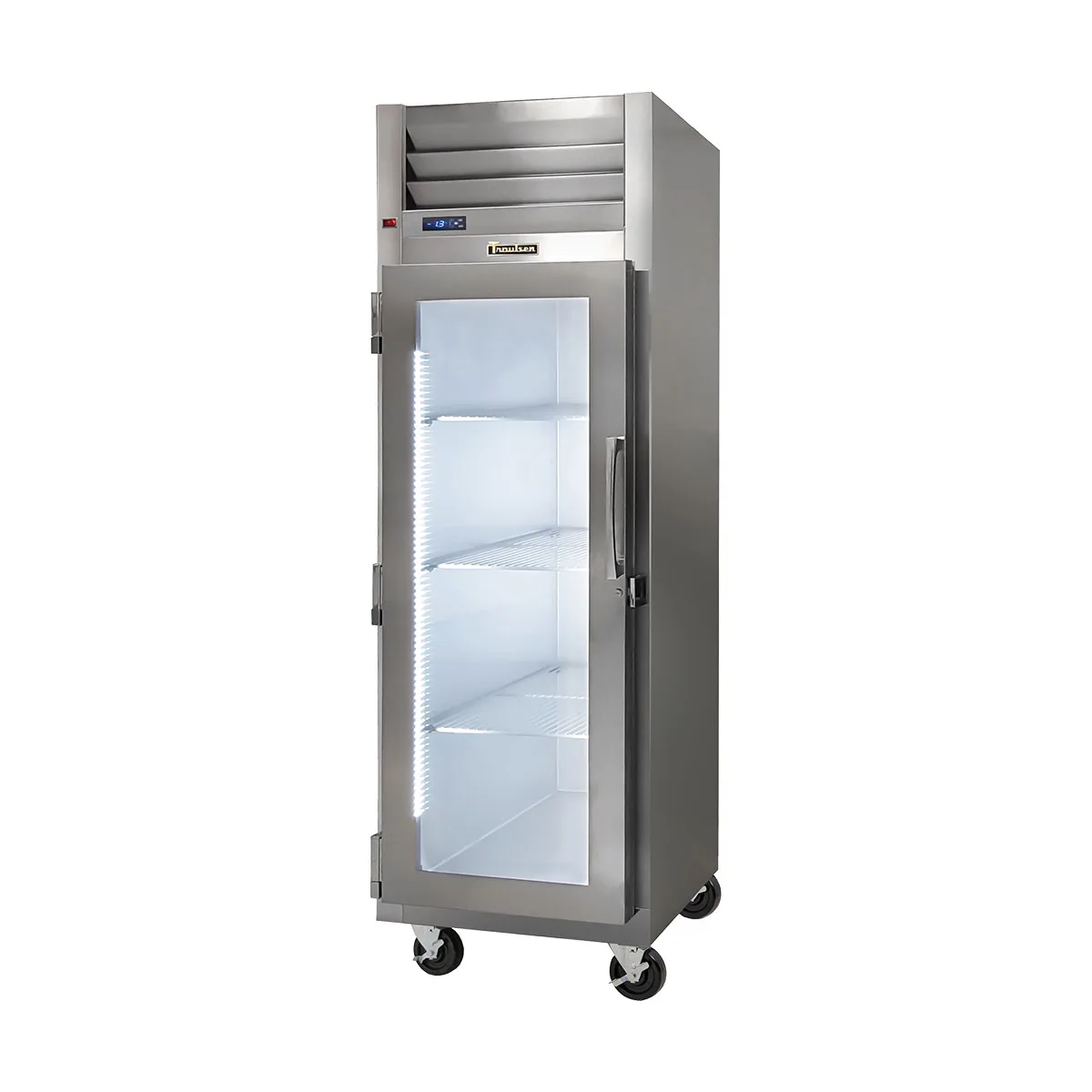 Traulsen G13010-053 30" 1-Section Reach-In Freezer w/ Glass Door, Top Mounted, 23.5 cu. ft.
