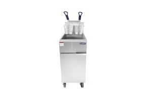 Atosa USA ATFS-50ES-NG Full Pot Floor Model Gas Fryer