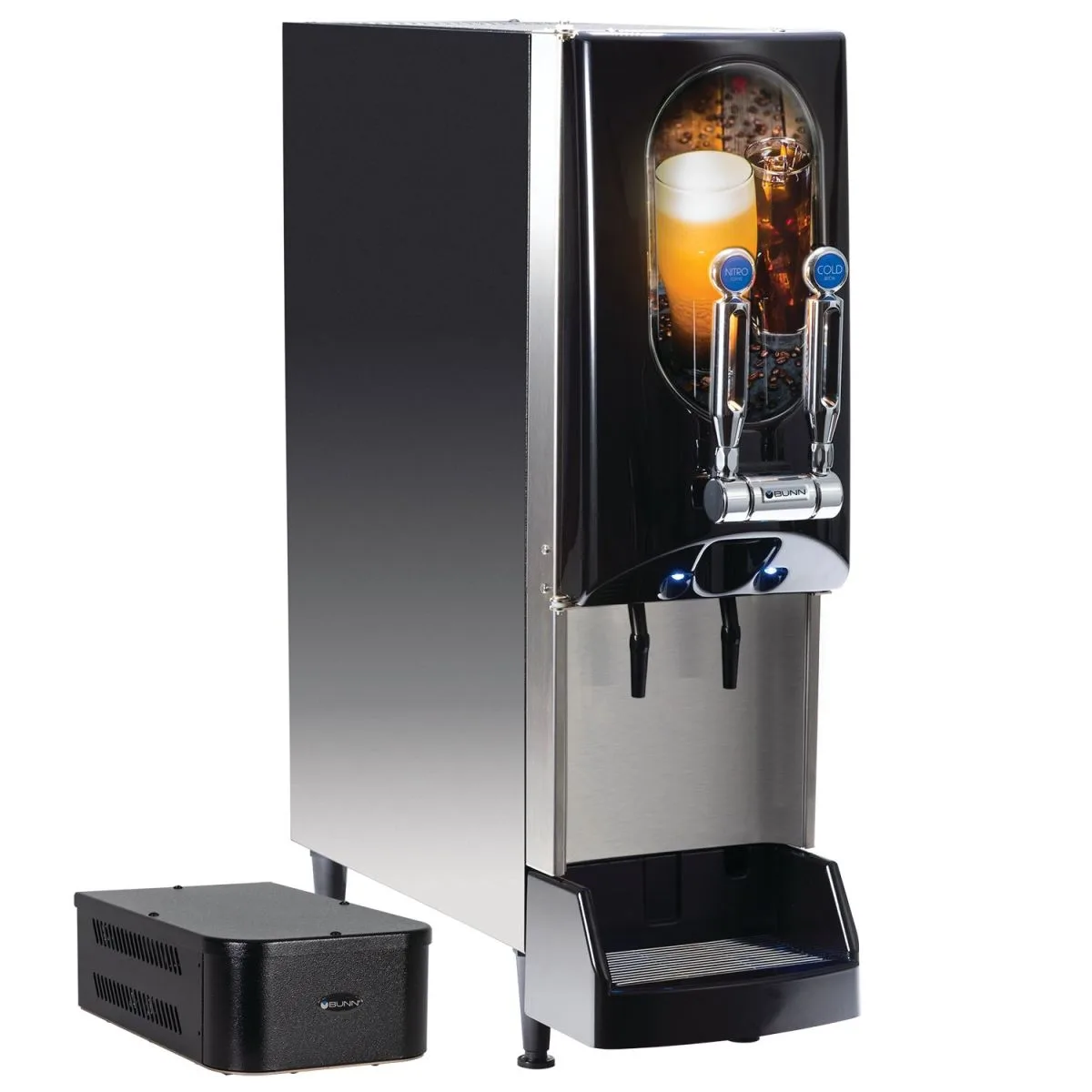 Bunn 51600.0028 Cold Brew and Coffee Beverage Dispenser w/ 2 Flavors (1 Nitro&1 Still), 120V