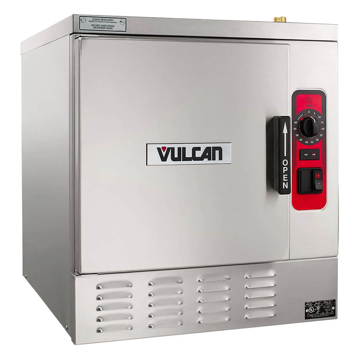 Vulcan C24EA5 PLUS 5 Pan Countertop Electric Convection Steamer w/ Professional Controls, 15 kW