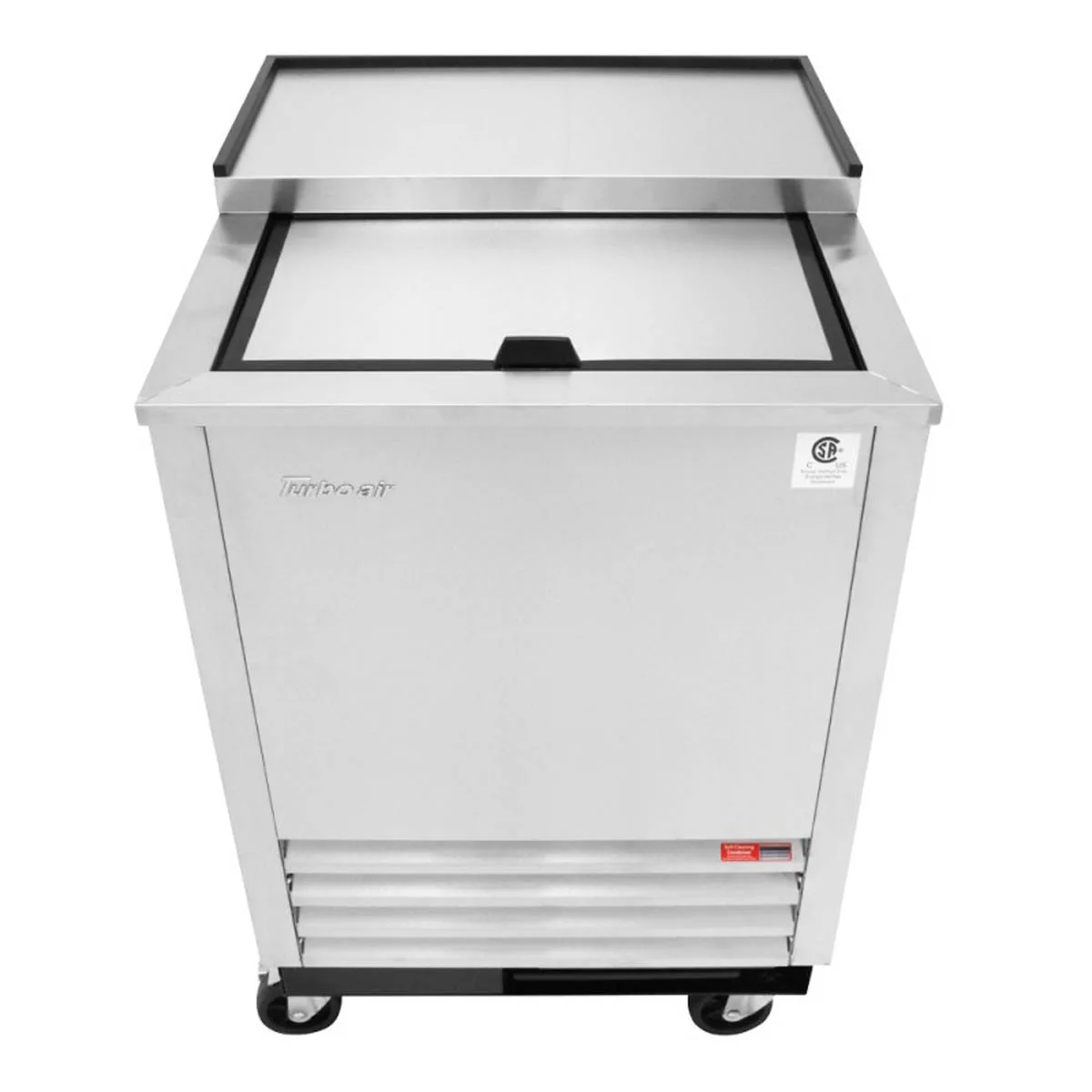 Turbo Air TBC-24SD-GF-N6 25" Stainless Glass Froster, 48 Mugs Capacity