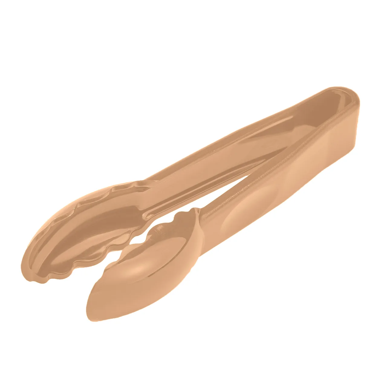 Cambro 6TGS133 - 6" Beige Serving Tongs, Grip, Heat‑Resistant -40°F to 212°F, Dishwasher Safe