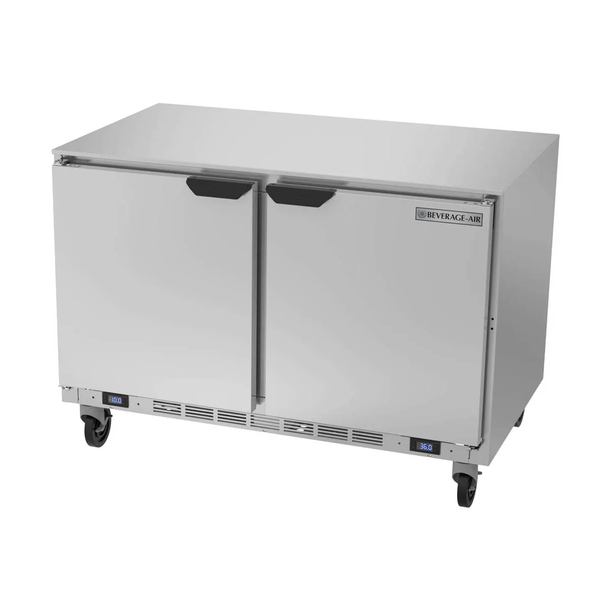 Beverage Air UCFR48AHC 48" Undercounter Refrigerator Freezer w/ 2 Doors, 10.6 cu. ft. – Dual Temperature