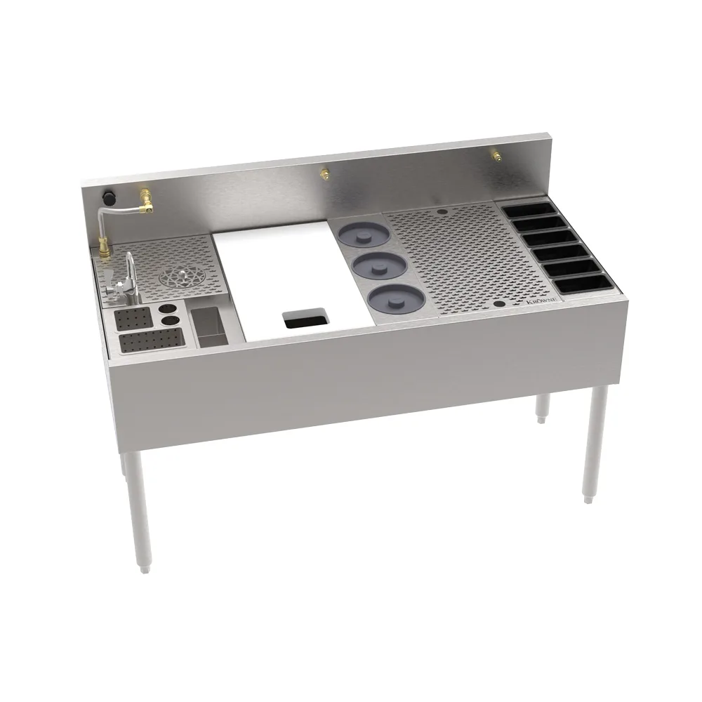 Krowne MW48-OC Blender Station Underbar Ice Bin/Cocktail Station