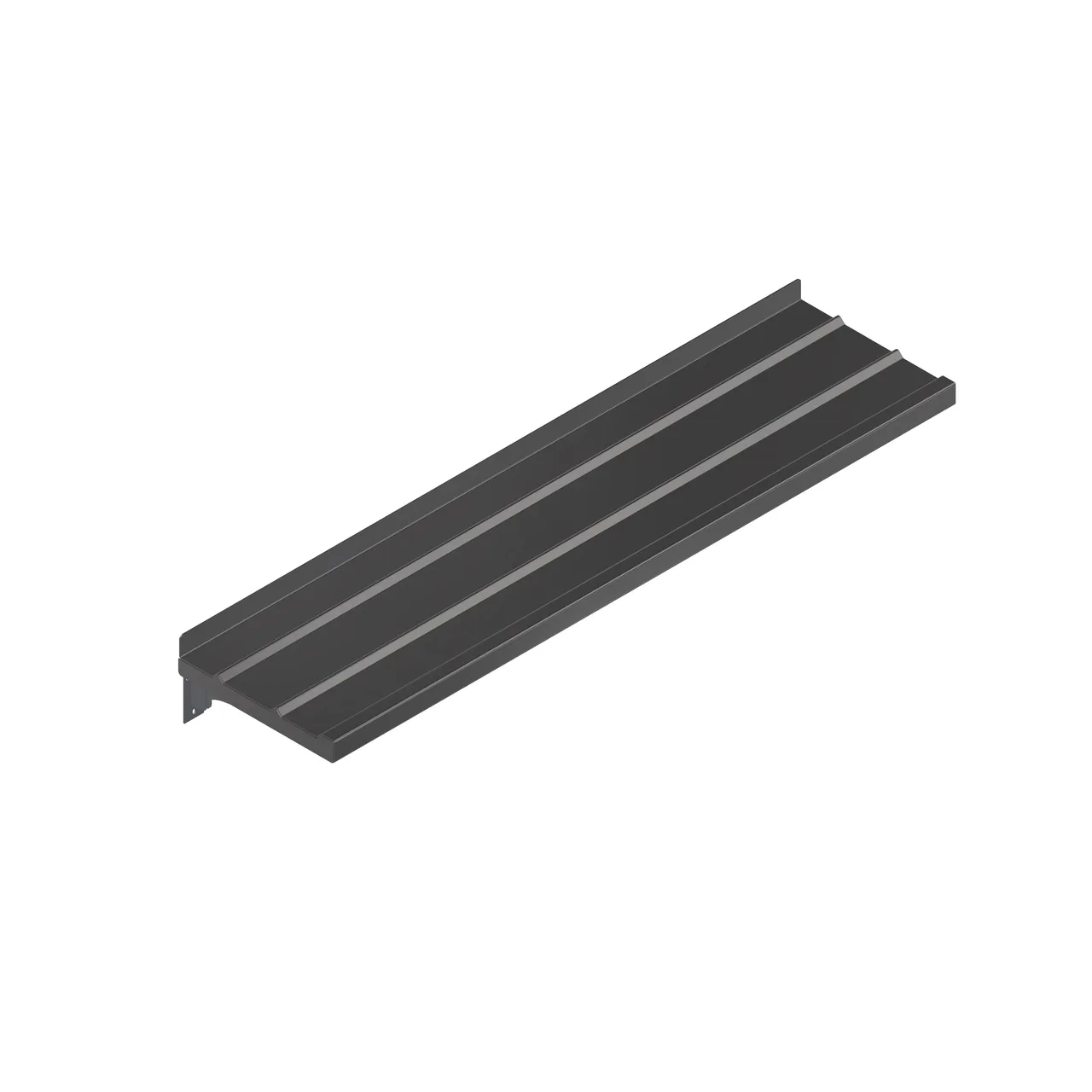 John Boos TS-S120-D Tray Slide, Drop Down Design, Solid Ribbed, 120"W X 12"D