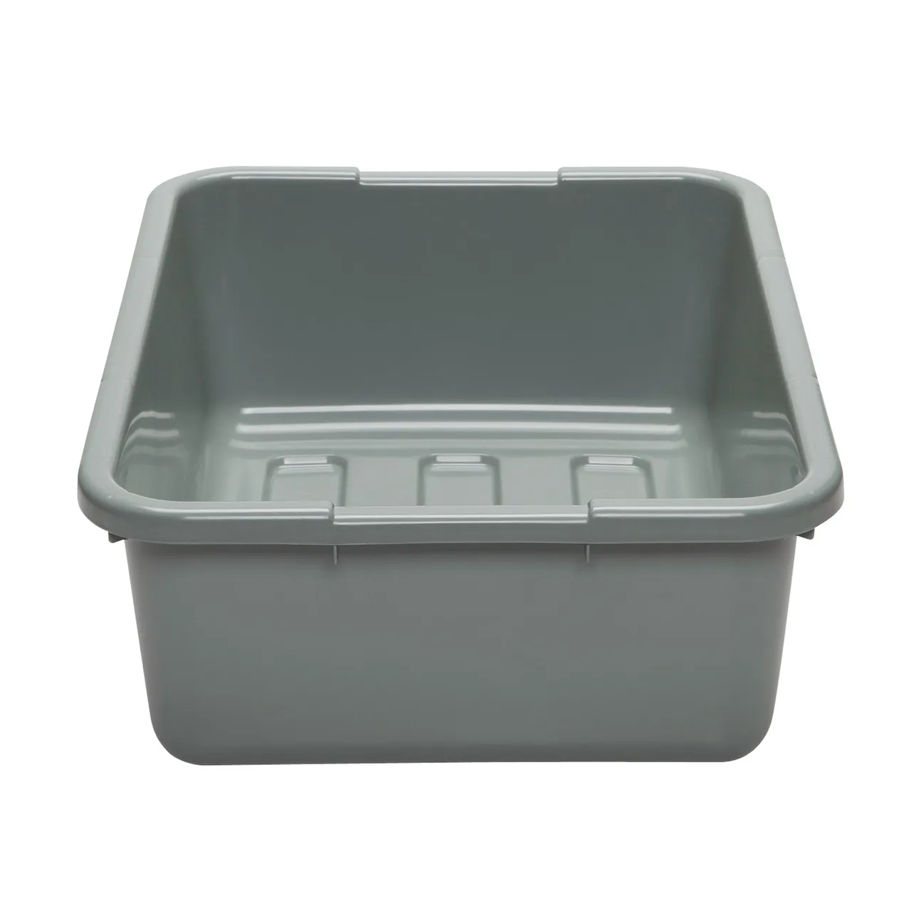 Cambro 21157CBP180 Cambox® Bus Box, 15-3/16"L x 20-3/16"W x 6-15/16"D, Light Gray, Hi-Gloss Plastic, 1-Compartment