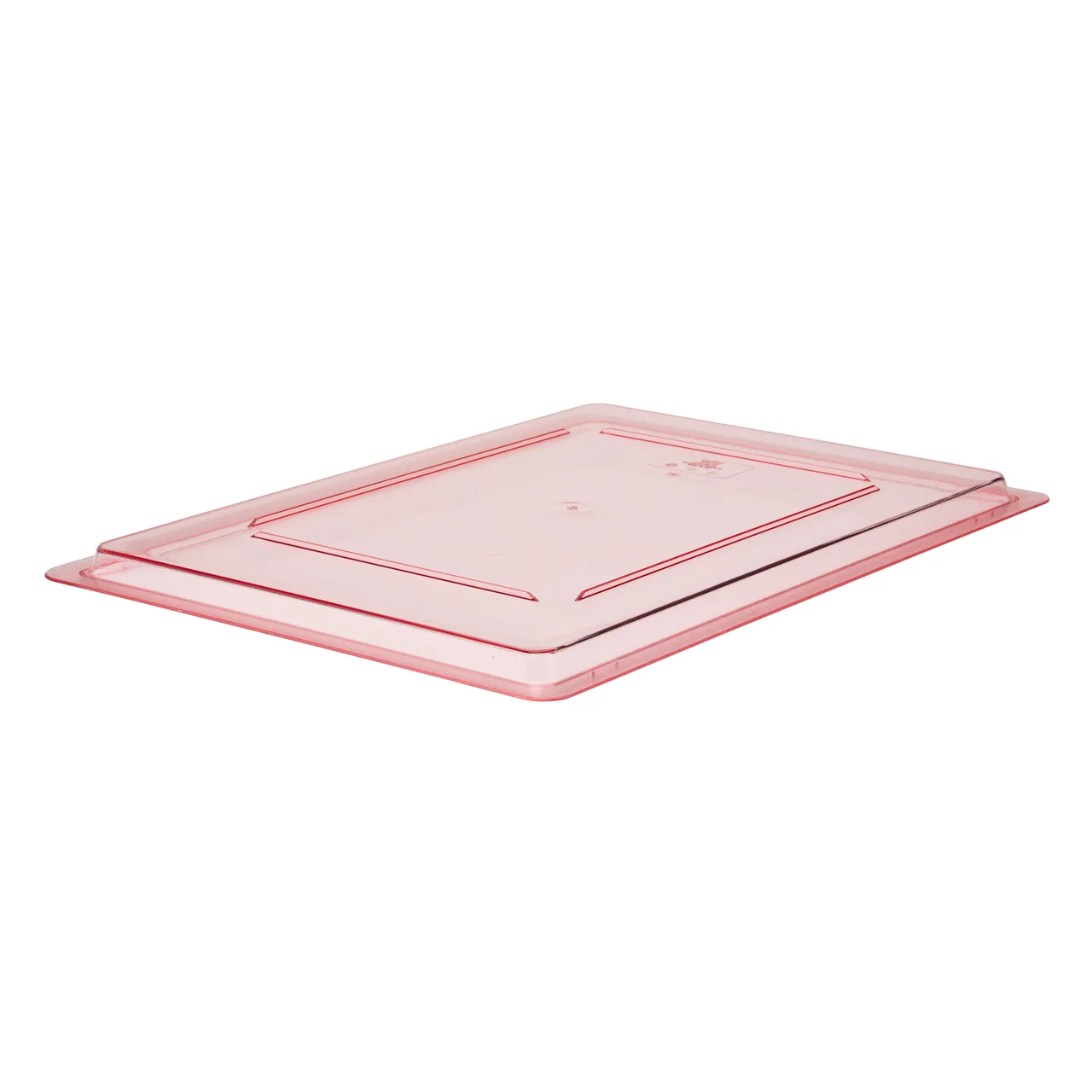 Cambro 1826CCW467 Cover – Fits 18" x 26" Food Containers, Polycarbonate Red, NSF