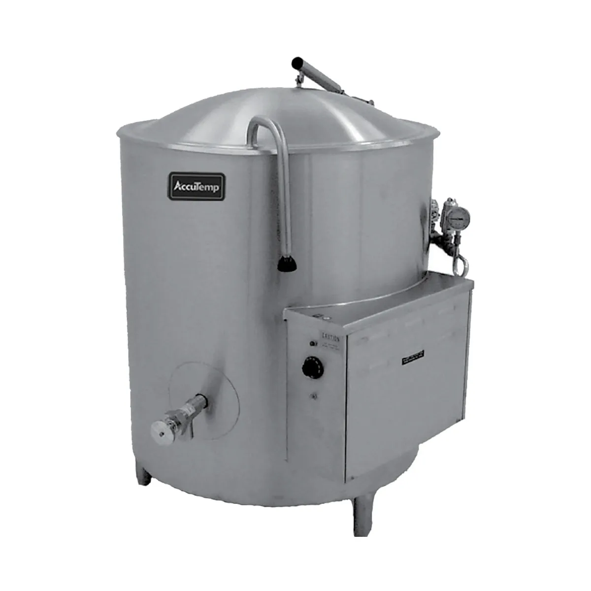 AccuTemp ALLEC-40-QS 40 Gallon Floor Stationary 2/3 Steam Jacketed Electric Kettle, 208V