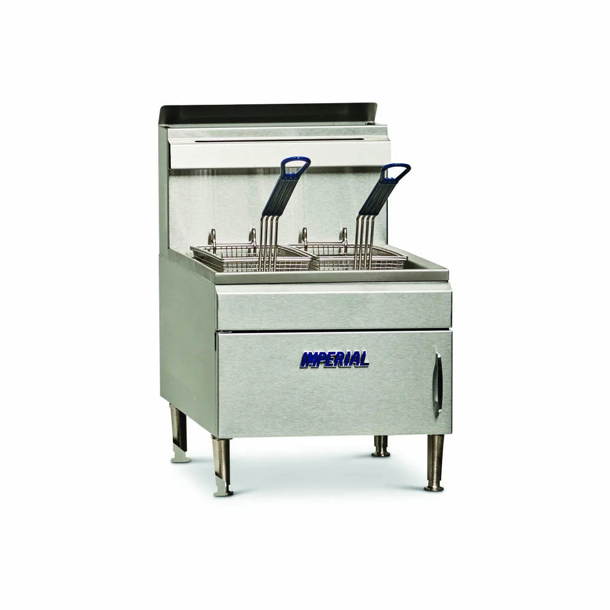 Imperial IFST-25 Full Pot Countertop Gas Fryer w/ 25 lbs Capacity, 2 Baskets, Millivolt Controls