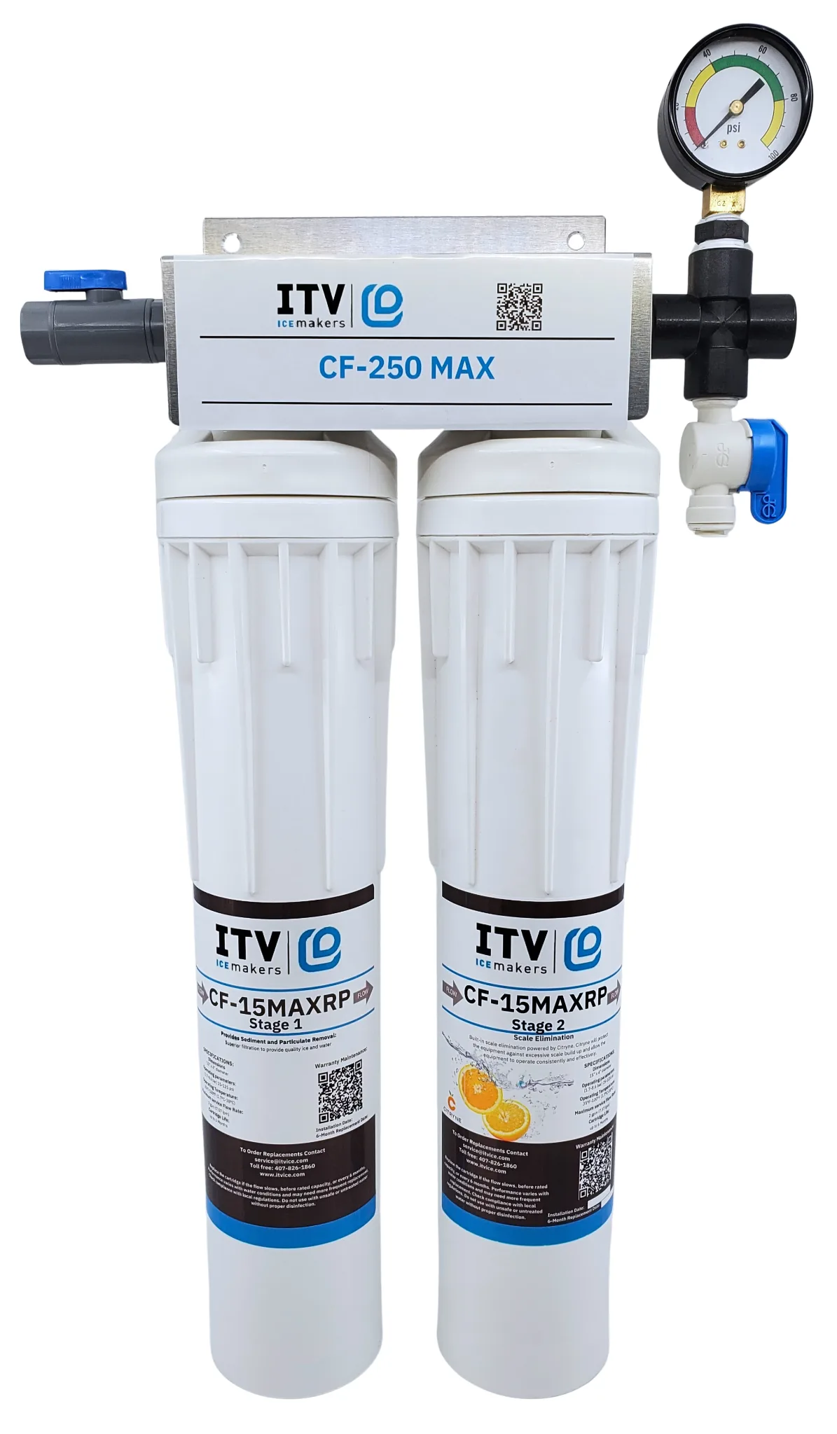 ITV Ice Makers CF-210 MAX RP CARTRIDGE Cartridge Water Filtration System