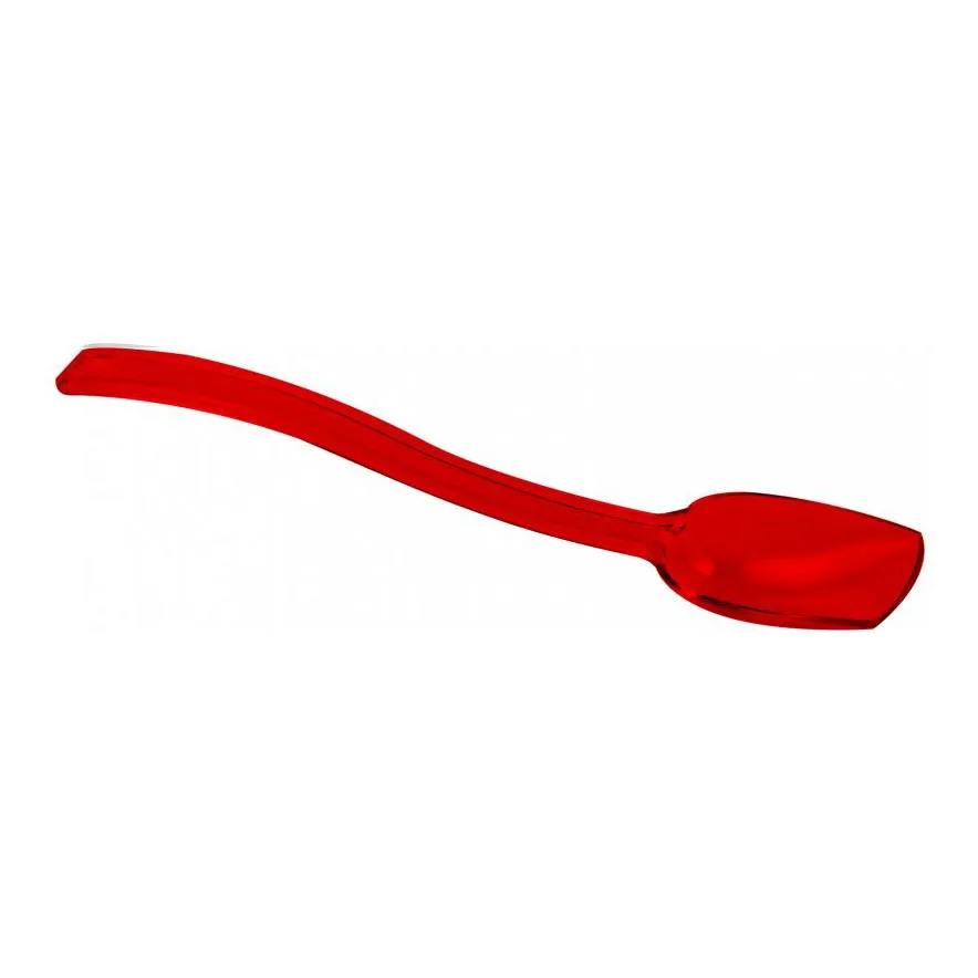 Omcan USA 80290 Buffet Spoon - Polycarbonate Red Serving Spoon, NSF, 9" Length, Plastic