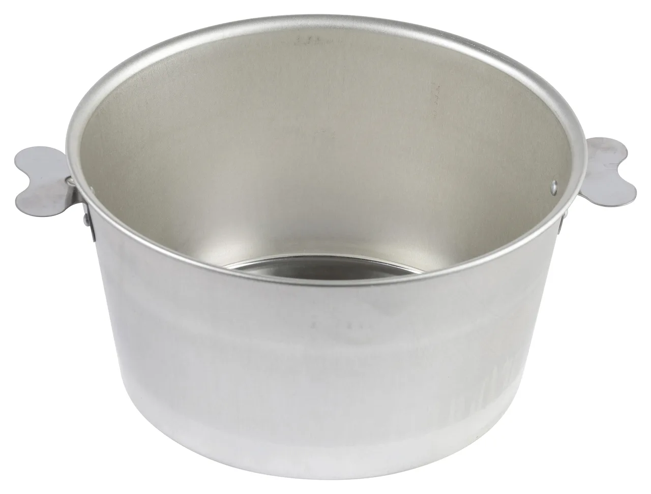 Louis Tellier 112620 - Charlotte Mould, 7" Dia x 4" H, Silver Tin Plate, France