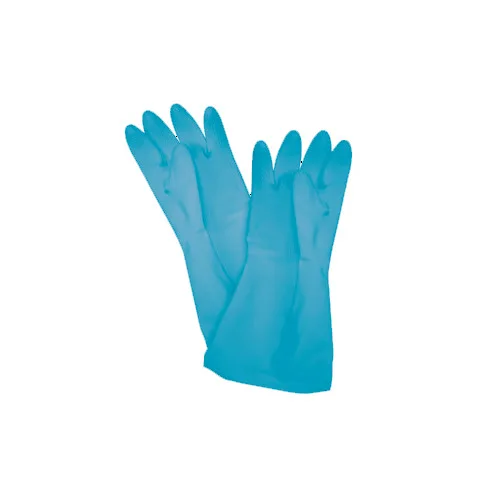 Thunder Group PLGL004BU Latex Gloves, 12" X 3-7/8", (18 Mil.), Small, Textured