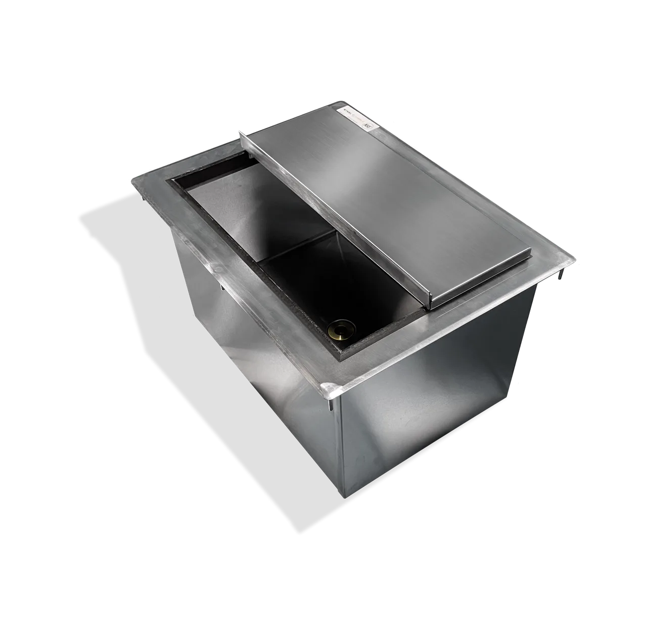 Steel Works SWDIIB-181810 18" X 18" Insulated Drop-In Ice Bin, 12Eep