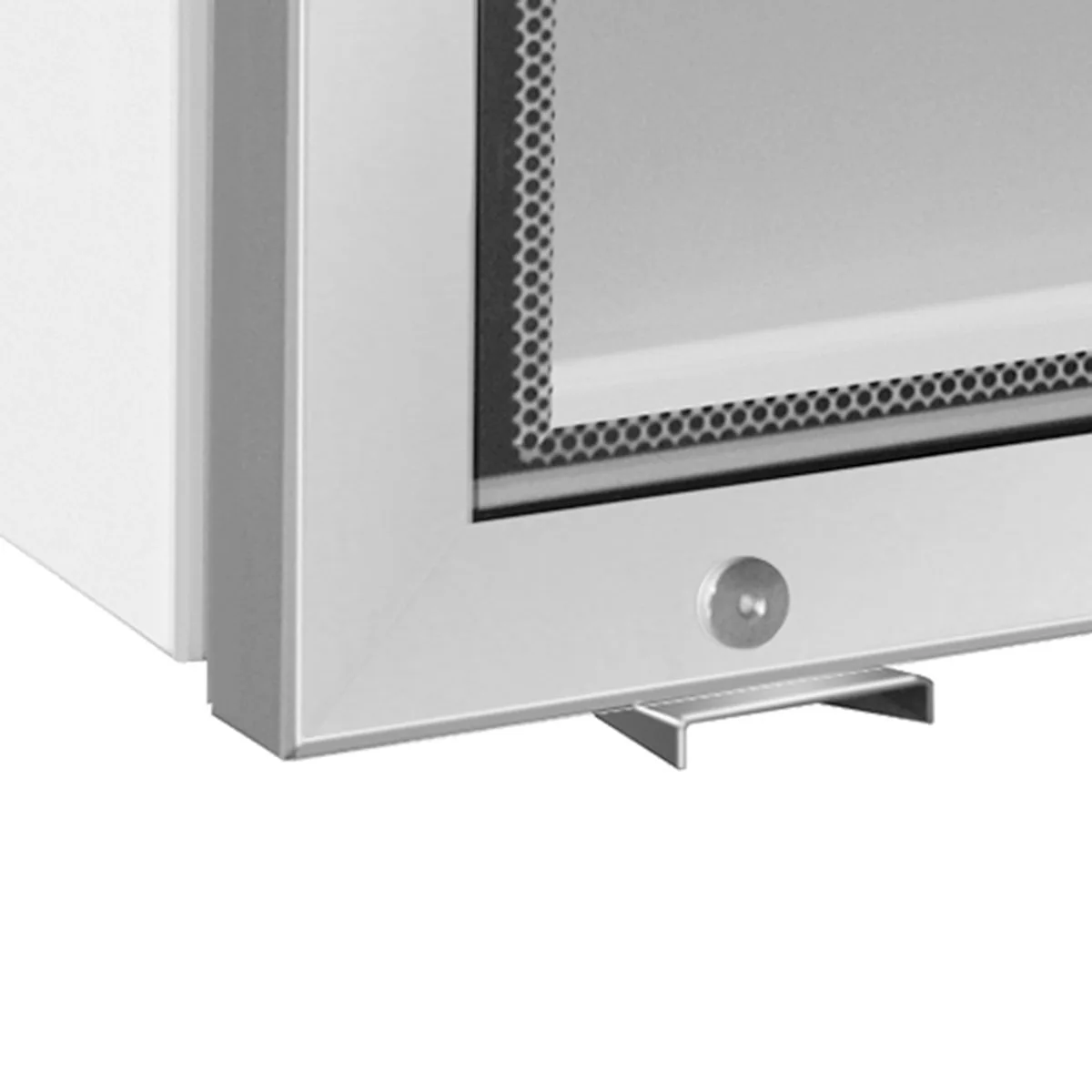 Maxx Cold MXM1-4FHC - 24.3" Wide Countertop Freezer, 4.2 cu.ft, Glass Door, White Steel, Thermostat