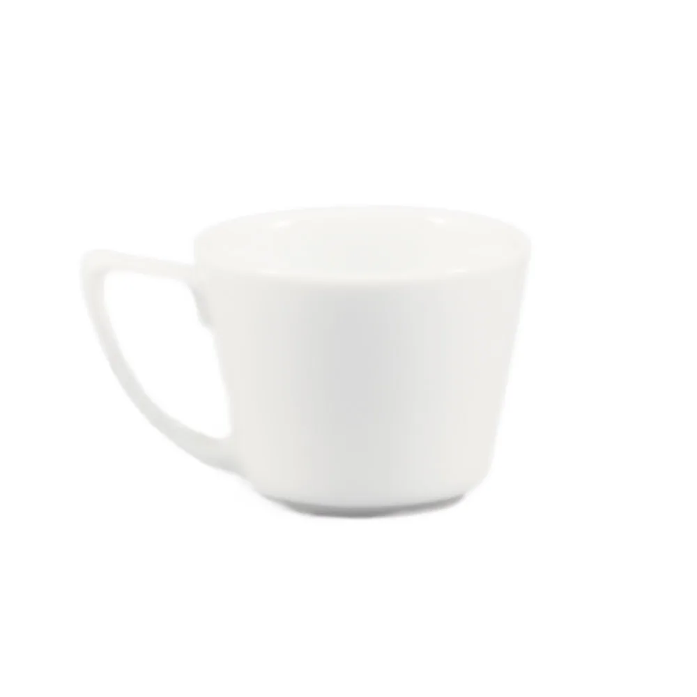 CAC China PRM-2-P Demitasse Cup, 2 oz (2-1/4"×1-3/4"), White Porcelain, Microwave Safe - 1 Dozen