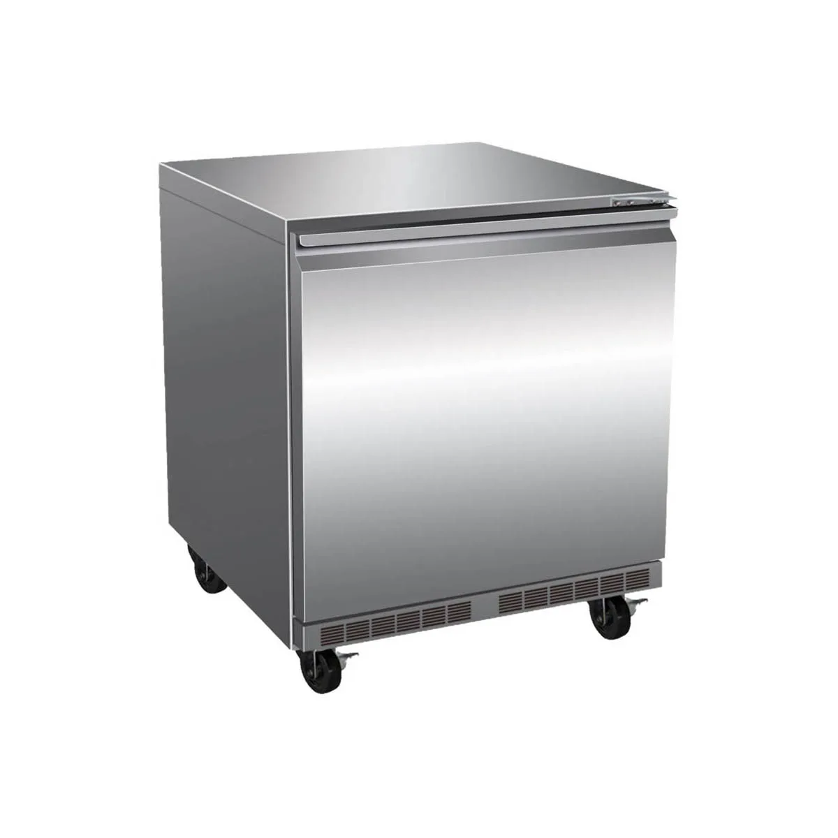 Serv-Ware UCF-26-HC 28" 1-Door Undercounter Freezer, Stainless Steel, Front Breathing, 6.5 cu. ft.