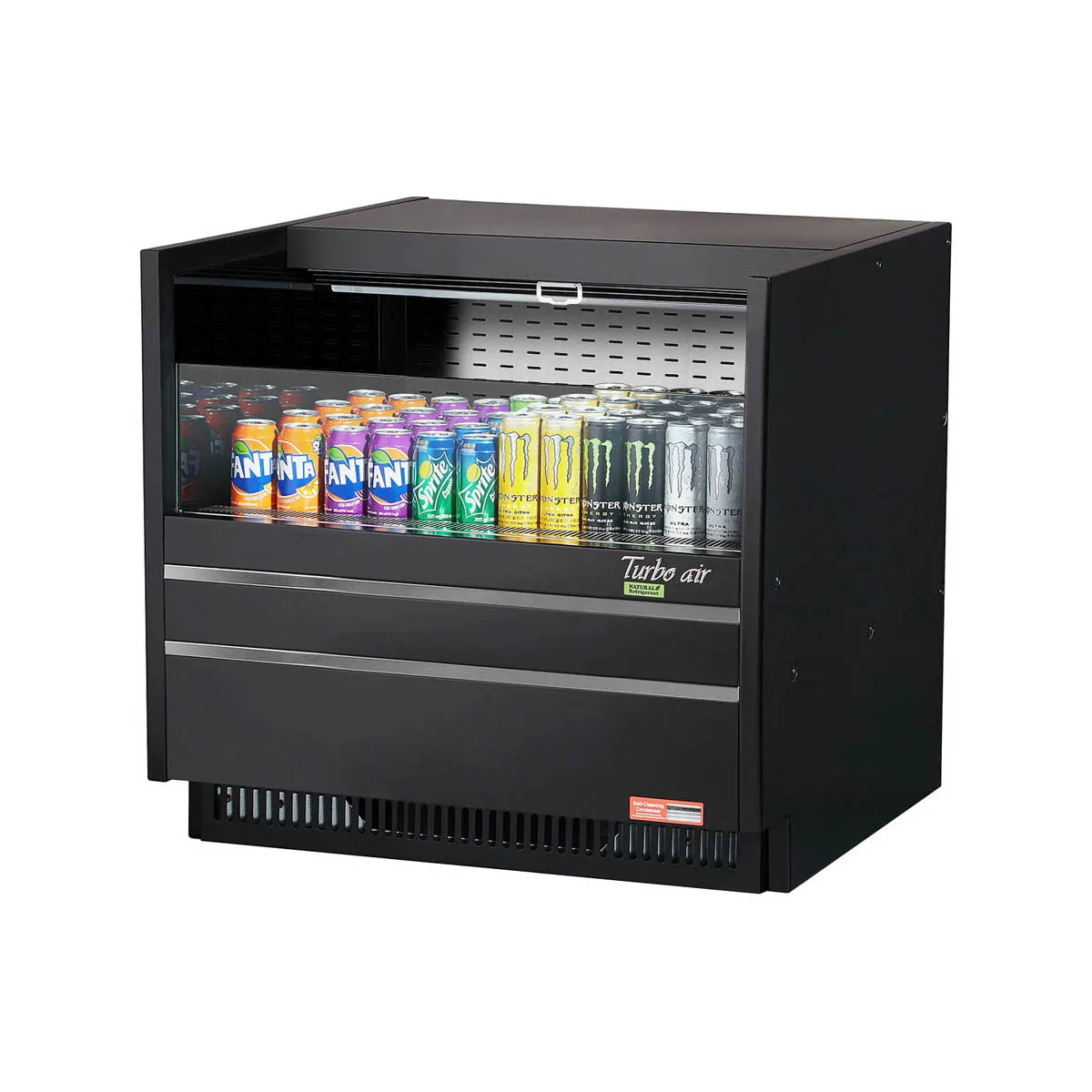 Turbo Air TOM-36UC-W(B)-N 36" Drop In Open Refrigerated Deli Display Case