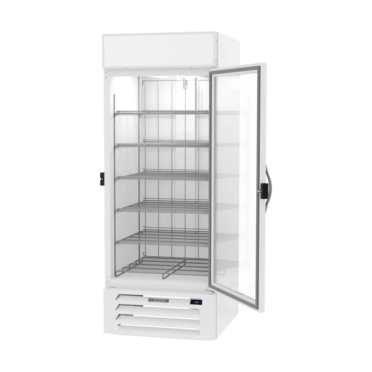 Beverage-Air MMF27HC-1-W-IQ 30" 1 Glass Door Merchandiser Freezer in White, 26.5 cu. ft.