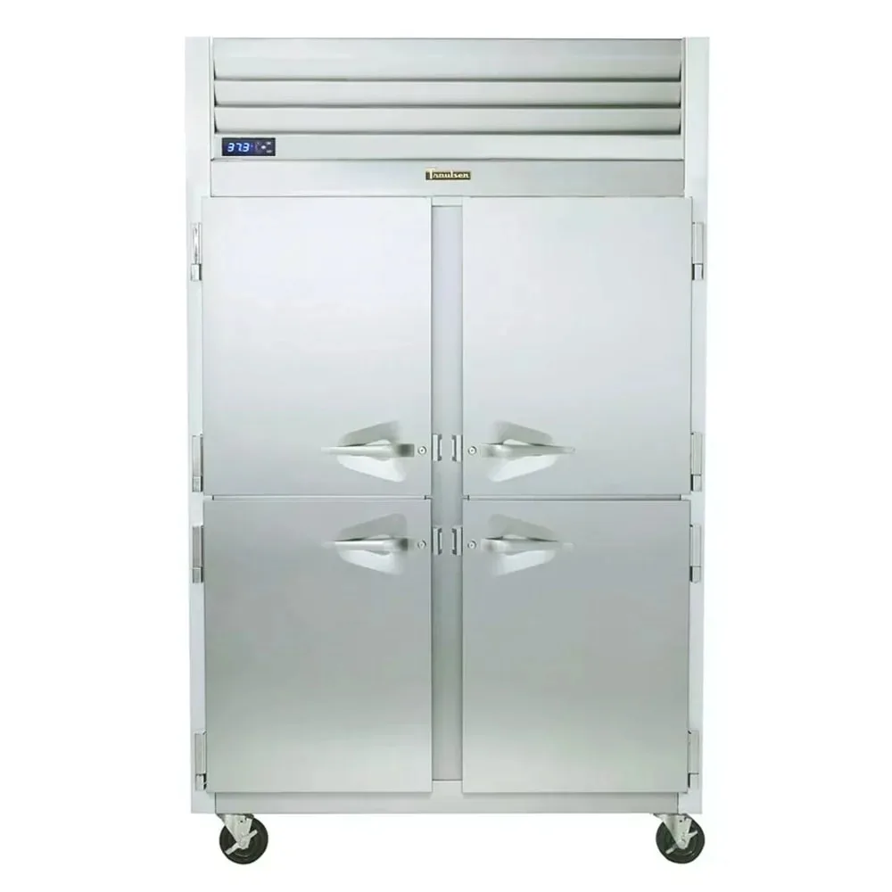 Traulsen G20004P 52" 2-Section Pass-Thru Refrigerator w/ 8 Half Solid Doors (left/right hinged), R450A, 48.6 cu. ft.