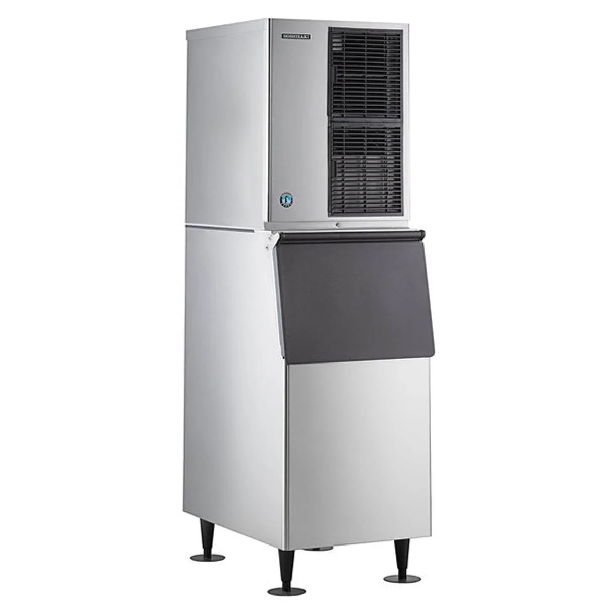 Hoshizaki KM-522MAK/B-300SF Air Cooled Crescent 548 lb Ice Machine with Bin, 300 lb Storage