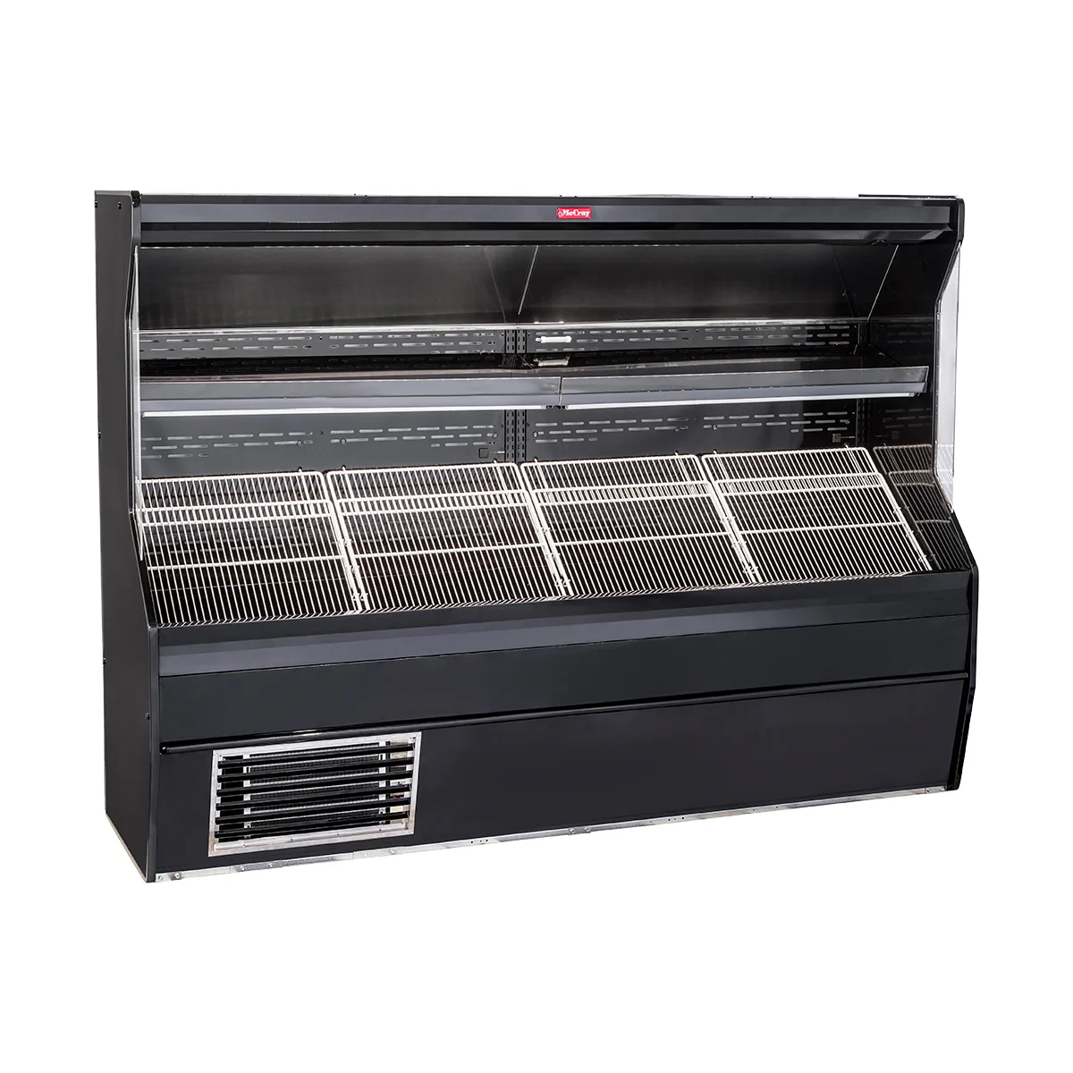 Howard-McCray SC-P32E-8S-B-LED 98" Refrigerated Produce Display Case, Black