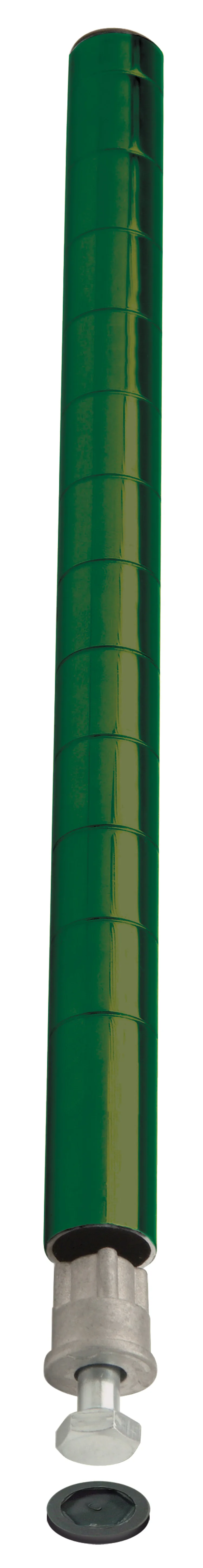 Winco VEX-86P 86" Epoxy Coated Shelf Post - Green