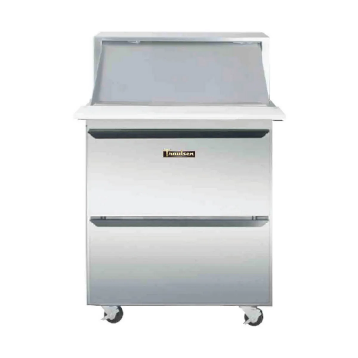 Traulsen UPT276-D 27" 1-Section Sandwich and Salad Prep Table w/ 2 Drawers, 6 Pans, Stainless Steel