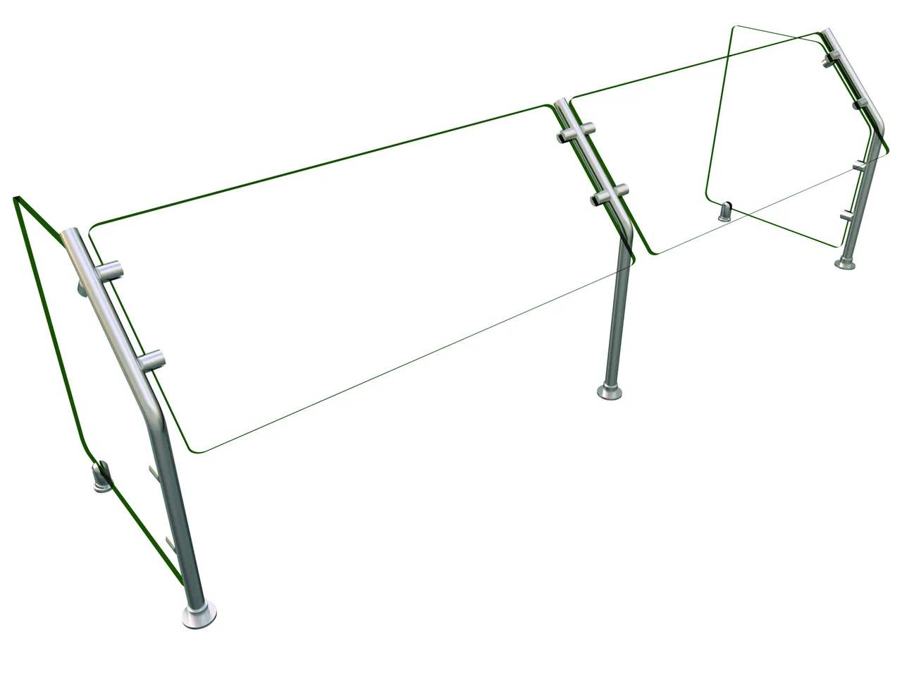 Hatco ES31-72 Flav-R-Shield™ Es31 Food Shield, Self Service, 72"W X 18"D X 22"H