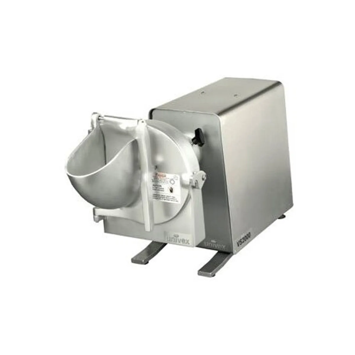 Univex VS2000 High Volume Veg Slicer/Shredder, 700 RPM, 1 HP, 115V 60Hz, VS9 9" Slicer, 5/16" Shredder Plate, cETLus