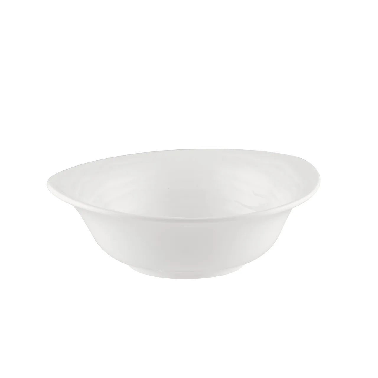 CAC China BHM-B8 - 8" Round Porcelain Bowl, 19 oz Capacity, Bone White Finish - 1 Dozen