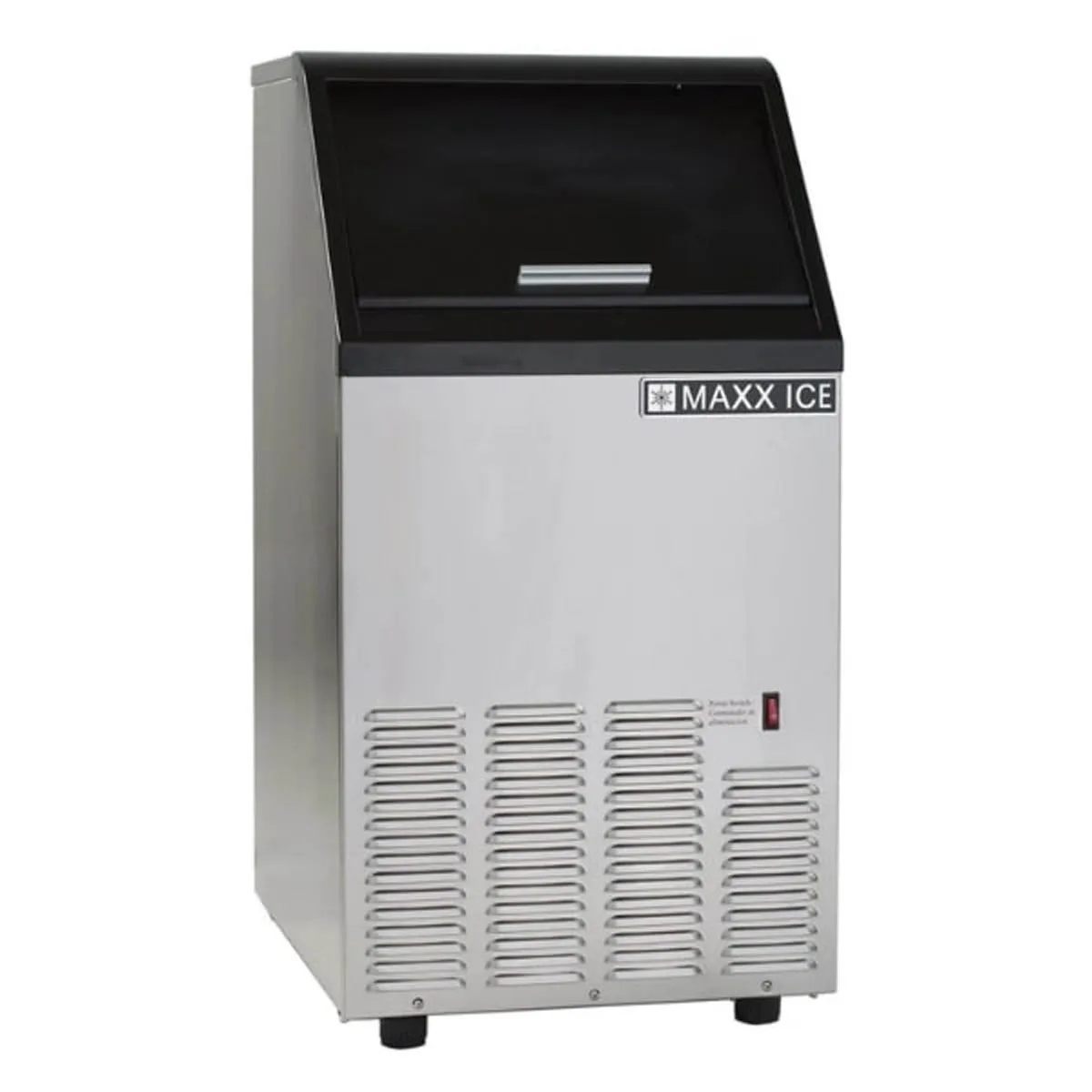Maxx Ice MIM75 17" Air Cooled Full Cube 75 lb Undercounter Ice Machine with 25 lb Bin