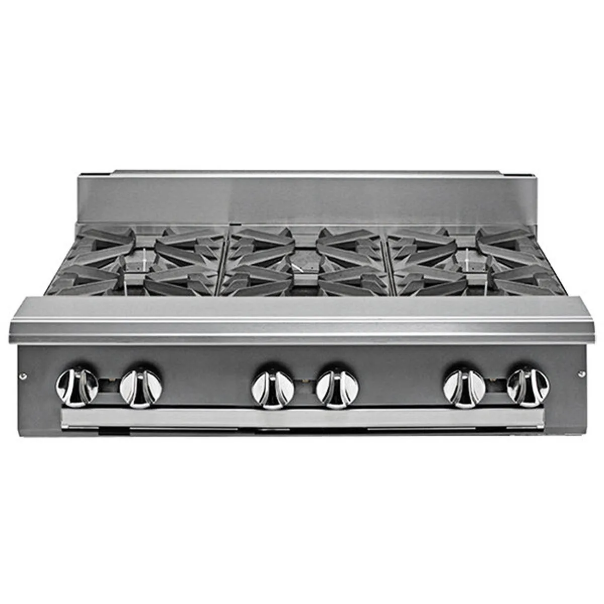 Vulcan V6B36 36" Gas Heavy Duty Range w/ (6) Open Burners, Modular Base, 210.000 BTU