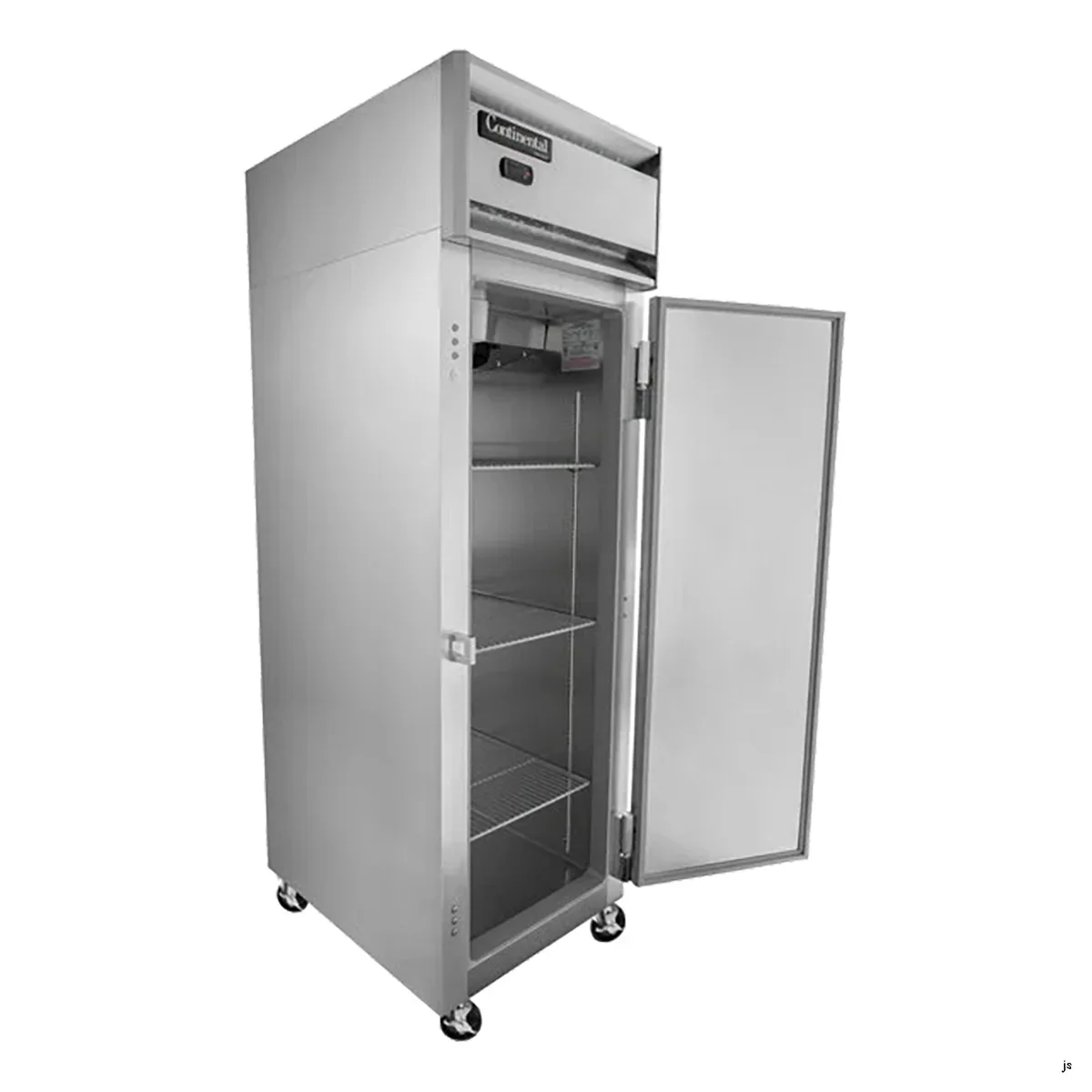 Continental Refrigerator 1FN 26" 1-Section Reach-In Freezer, Solid Door, Top Mounted, 20 cu. ft.