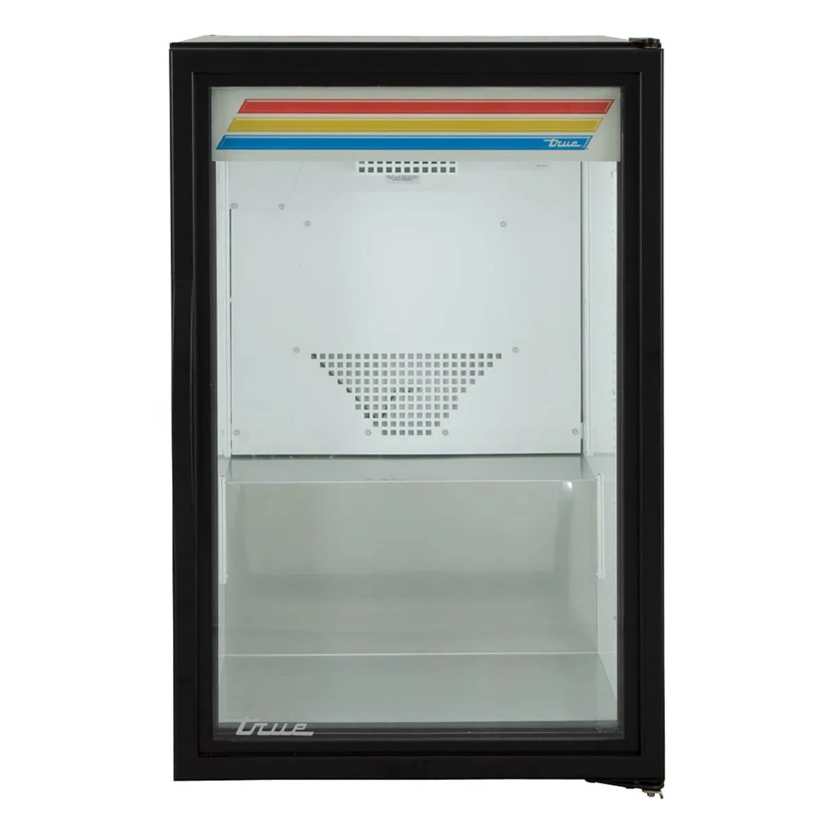 True GDM-07-HC~TSL01 24" Merchandiser, 6.4 cu ft, Black Steel Swing Door, R290, 1/6 HP 115V