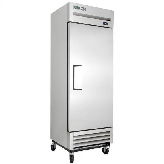 True T-19-HC 27" 1-Section Reach-In Refrigerator w/ Solid Door, Bottom Mount, Stainless Steel Front-Aluminum Sides
