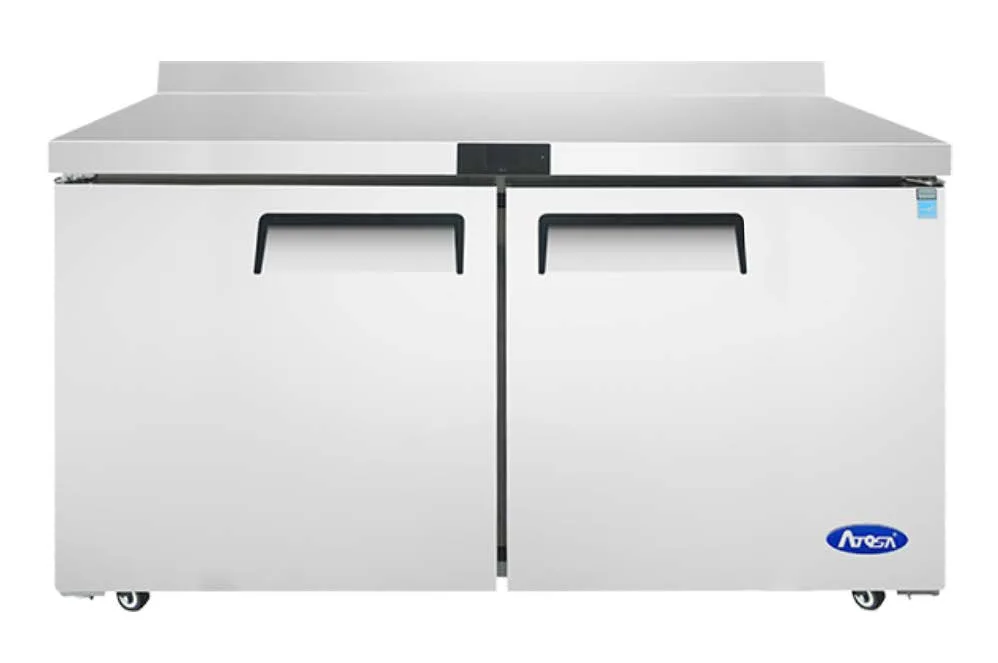 Atosa USA MGF8414GR 60" Two Section WorkTop Freezer, 17.2 cu. ft.